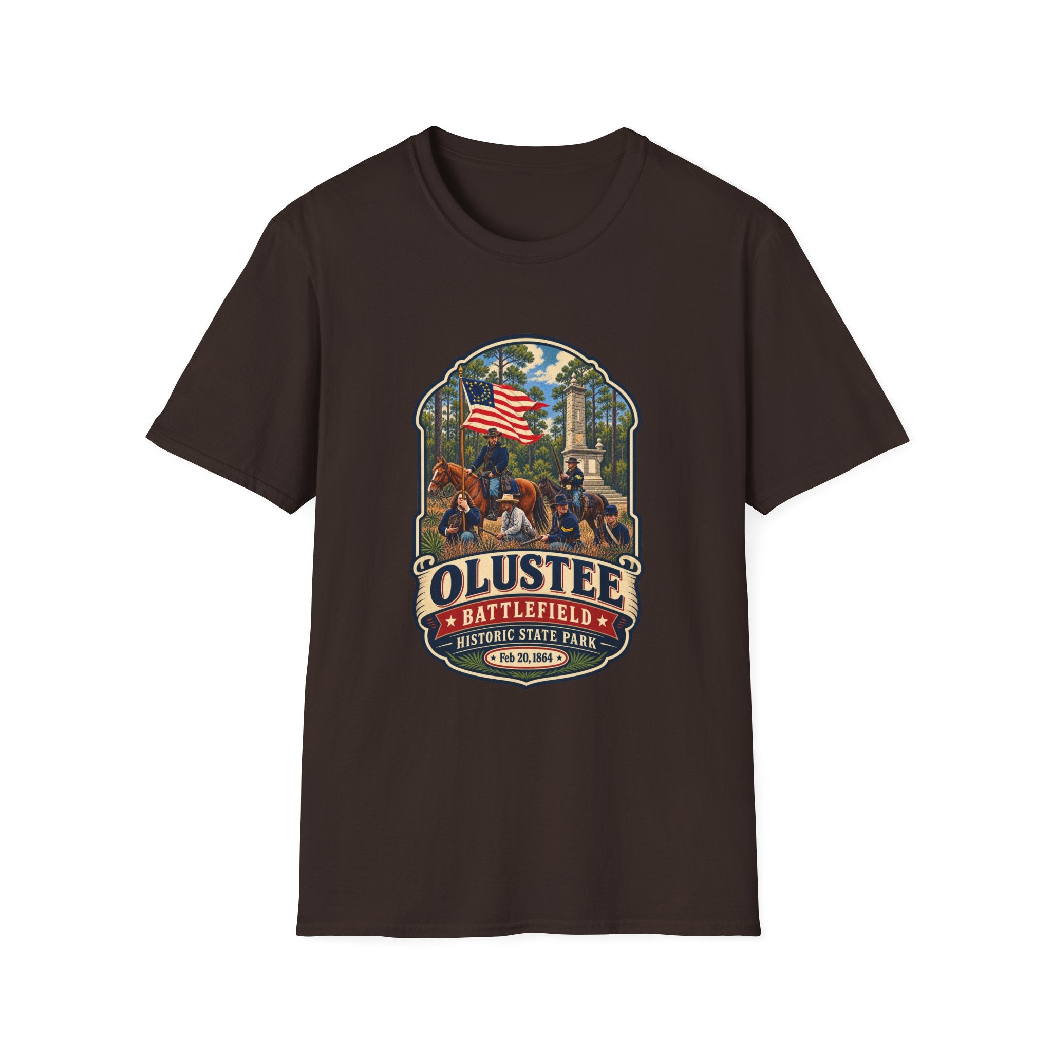 Olustee Battlefield- Retro Tee