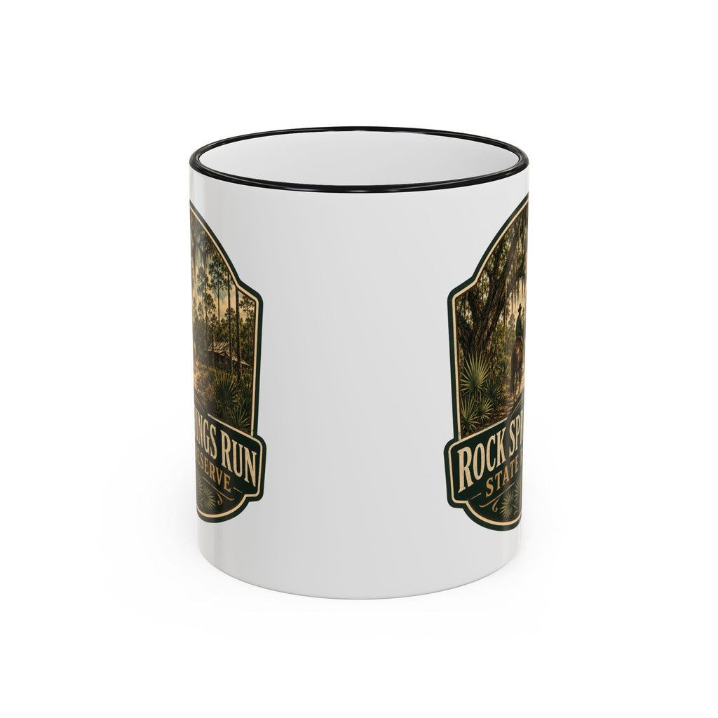 Rock Springs Run Vintage Mug — Accent Rim & Handle 11oz/15oz