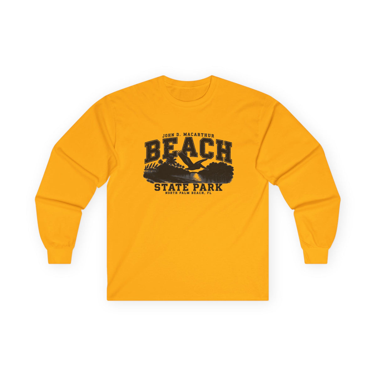 John D. MacArthur Beach State Park Logo- Long Sleeve Tee