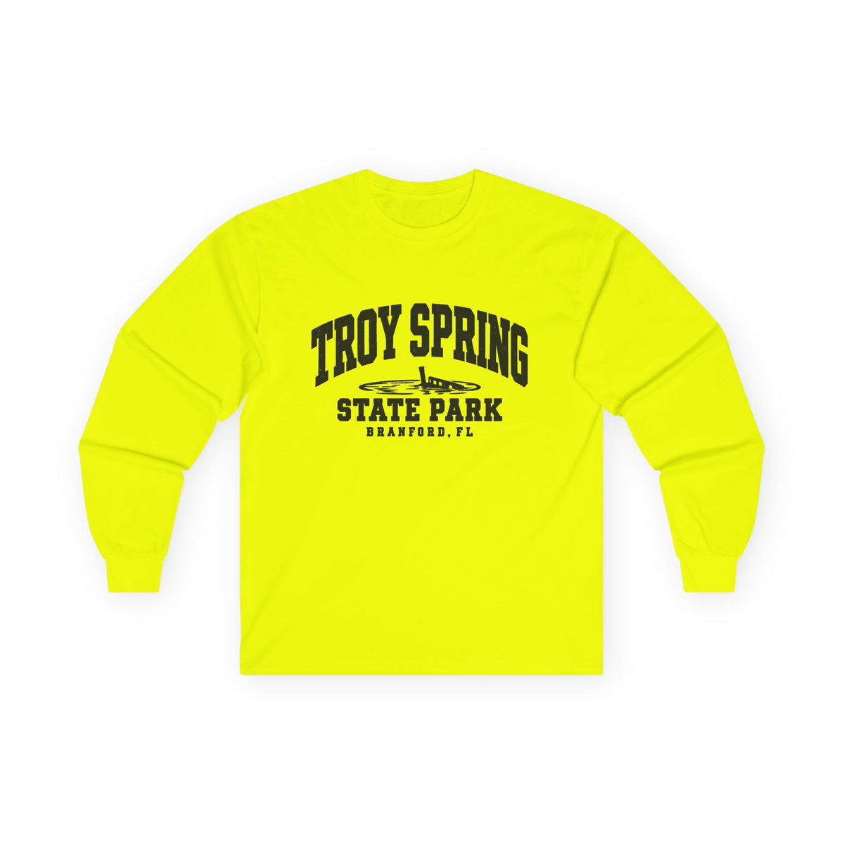 Troy Spring State Park Vintage Logo- Long Sleeve Tee