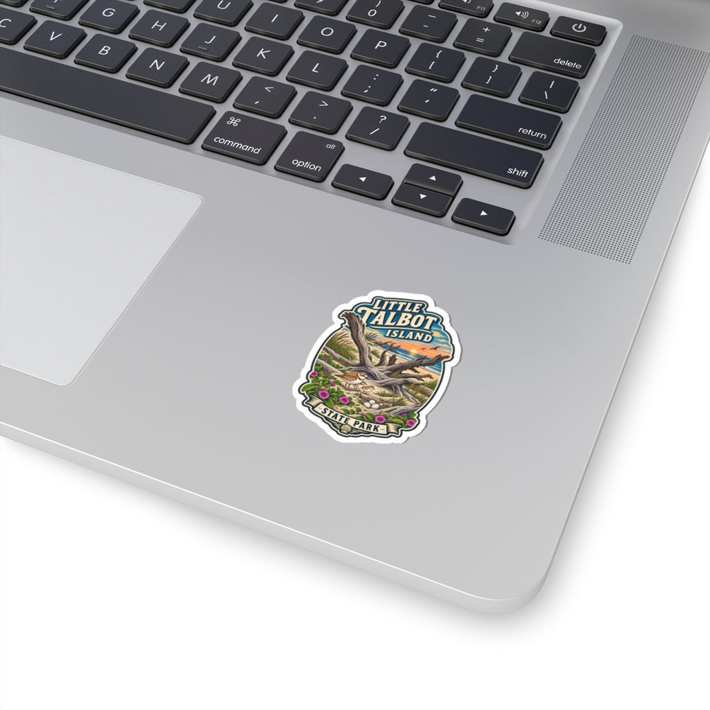 Little Talbot Island State Park Sticker — Coastal Beach Vintage Travel Decal