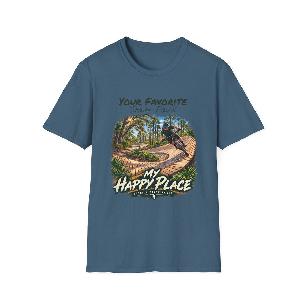 CUSTOMIZABLE Bike Course- Retro Tee