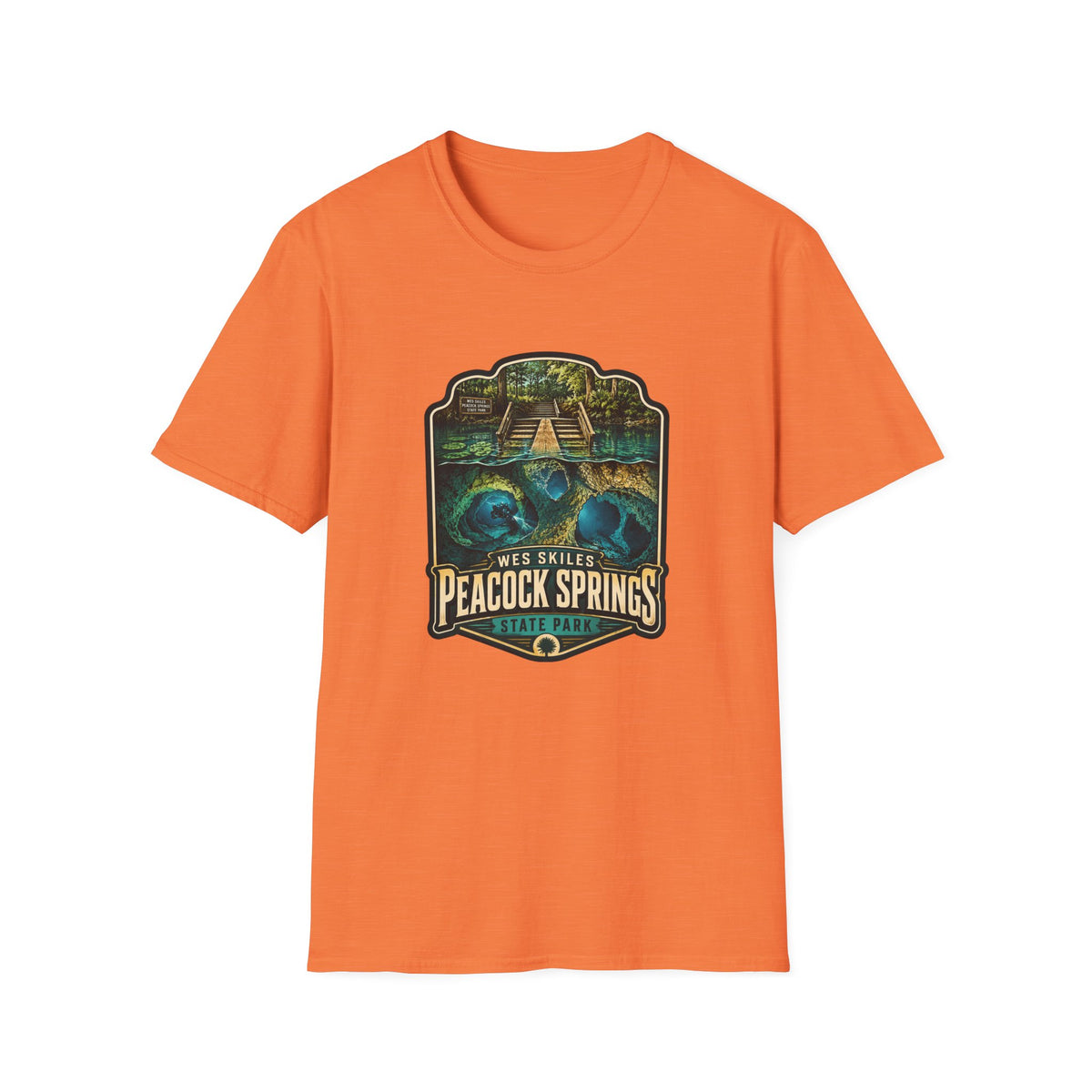 Peacock Springs — Retro Tee