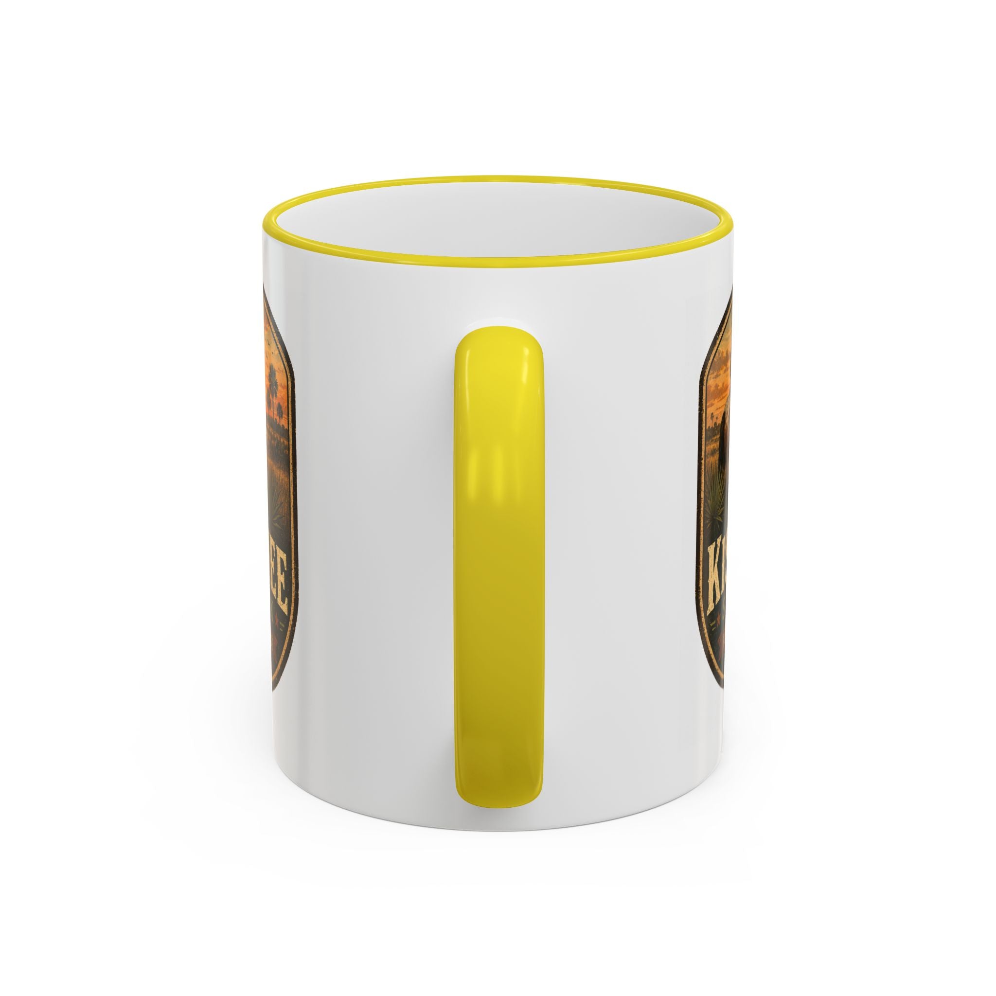 Lake Kissimmee Sunset Mug — Accent Rim & Handle 11oz/15oz