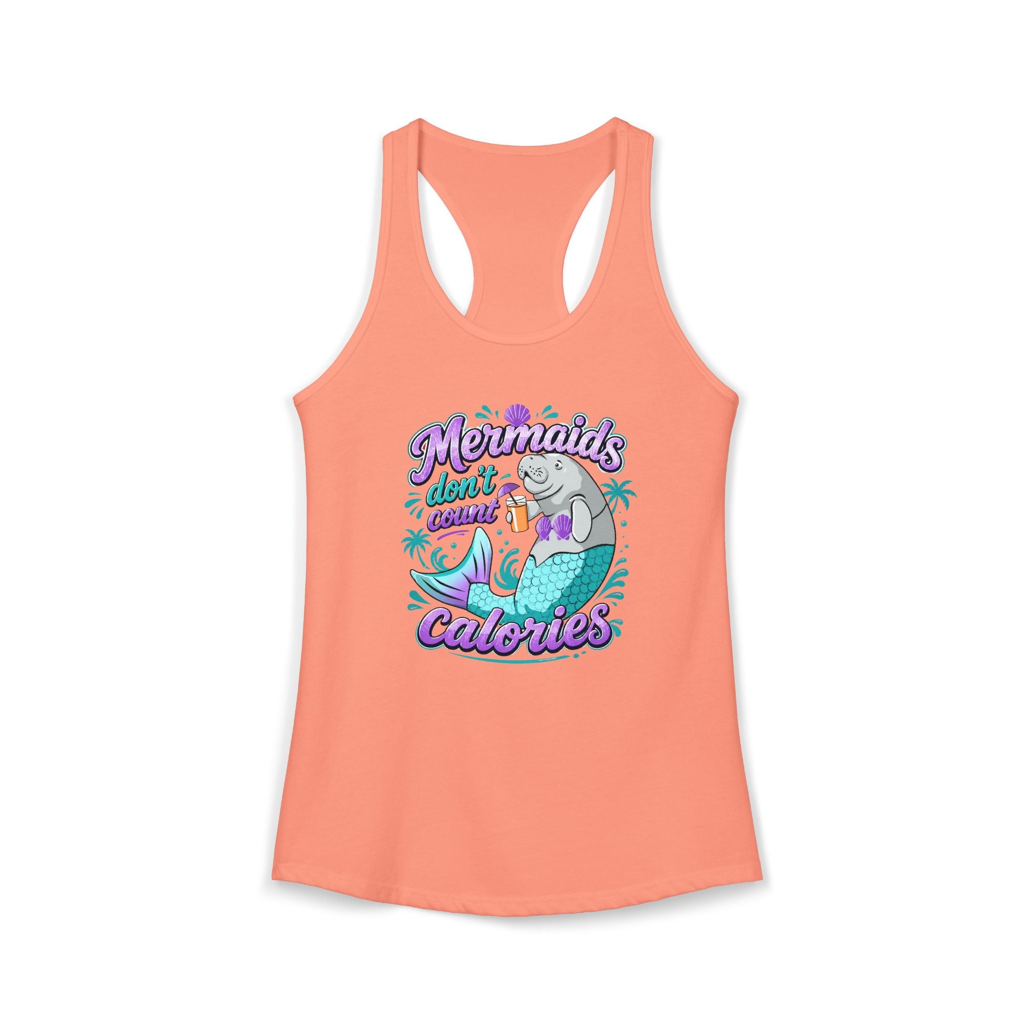 Mermaid Calories - Racerback Tank
