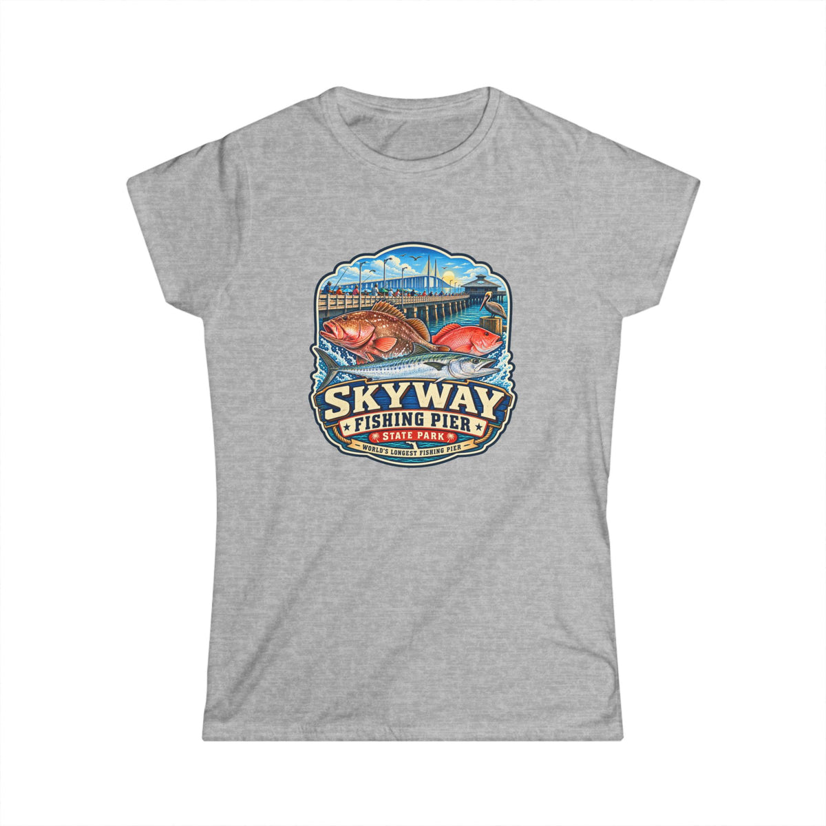 Skyway Fishing Pier- Vintage Tee