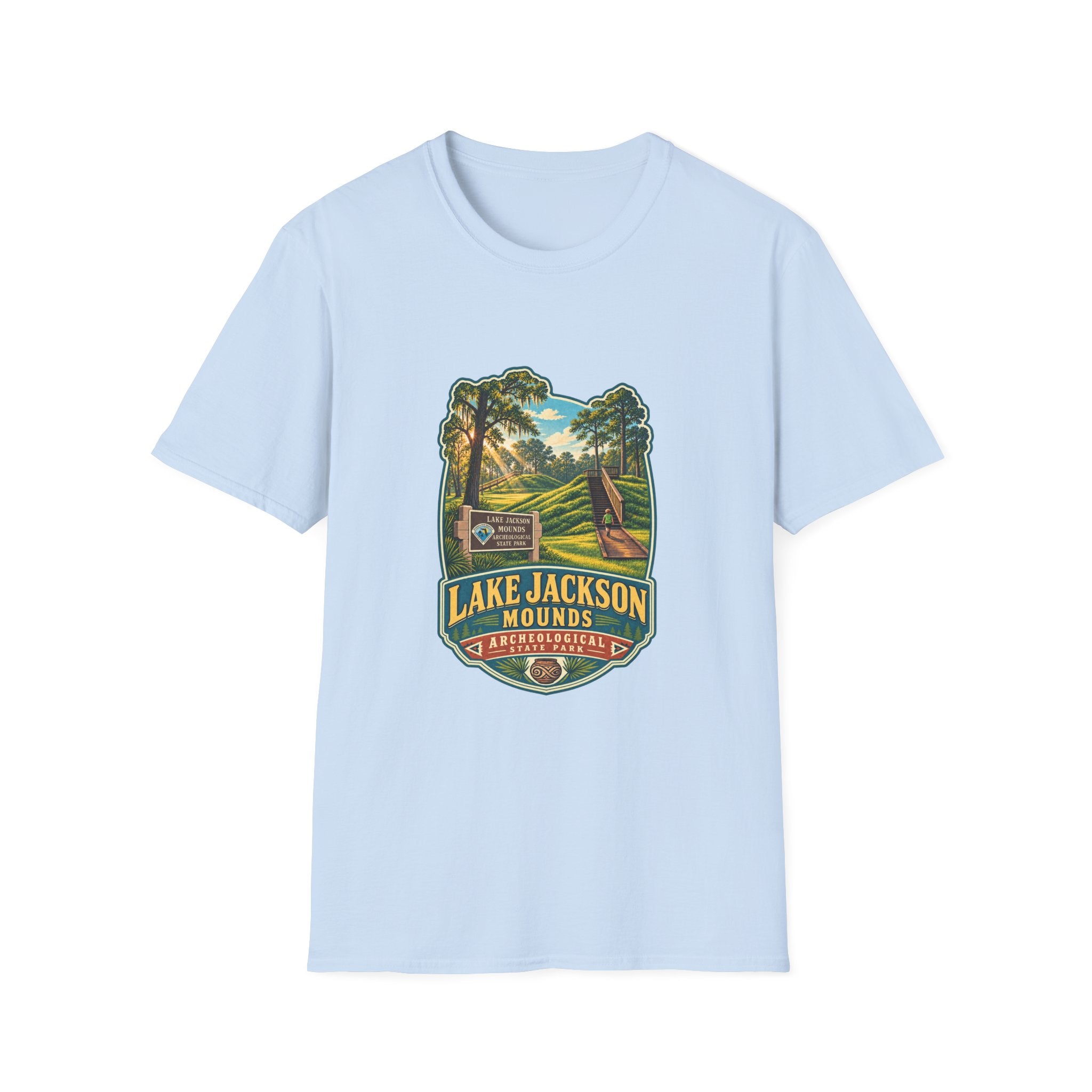 Lake Jackson Mounds- Retro Tee