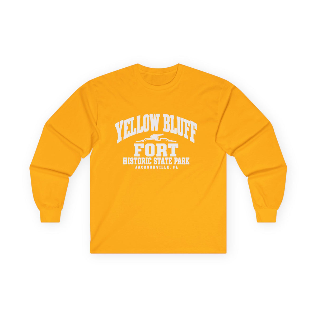 Yellowbluff Fort Historic State Park Logo- Long Sleeve Tee