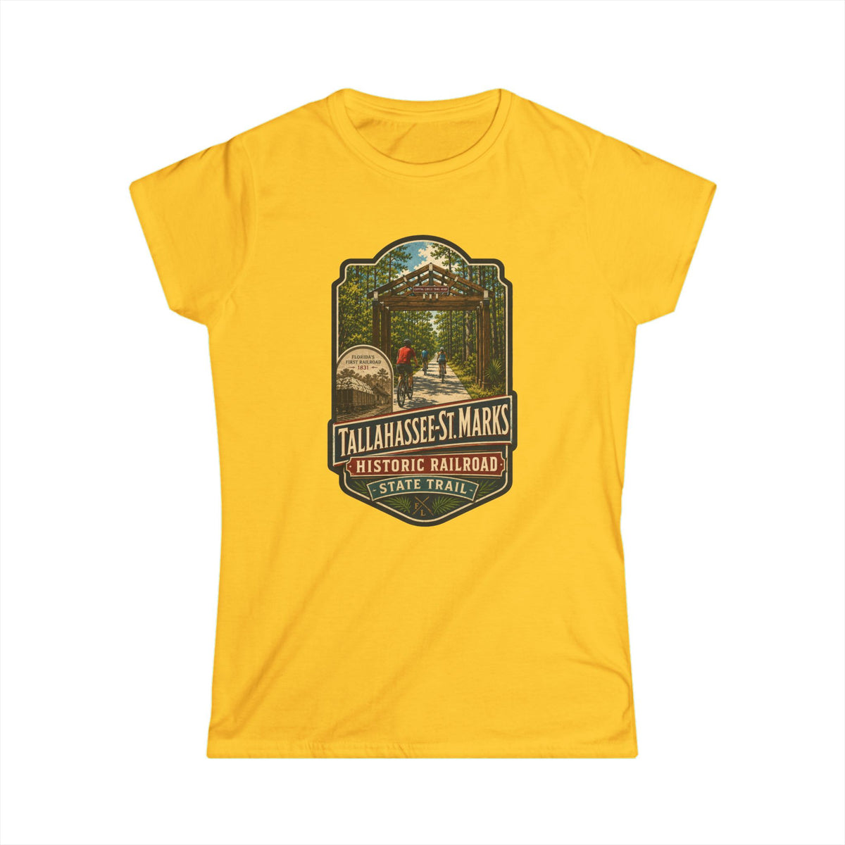 Tallahassee- St. Marks Trail- Vintage Tee