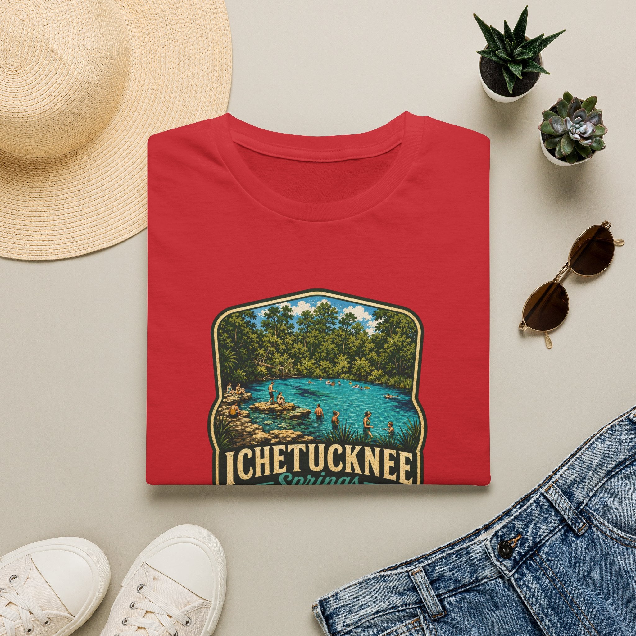 Ichetucknee Springs — Retro Tee