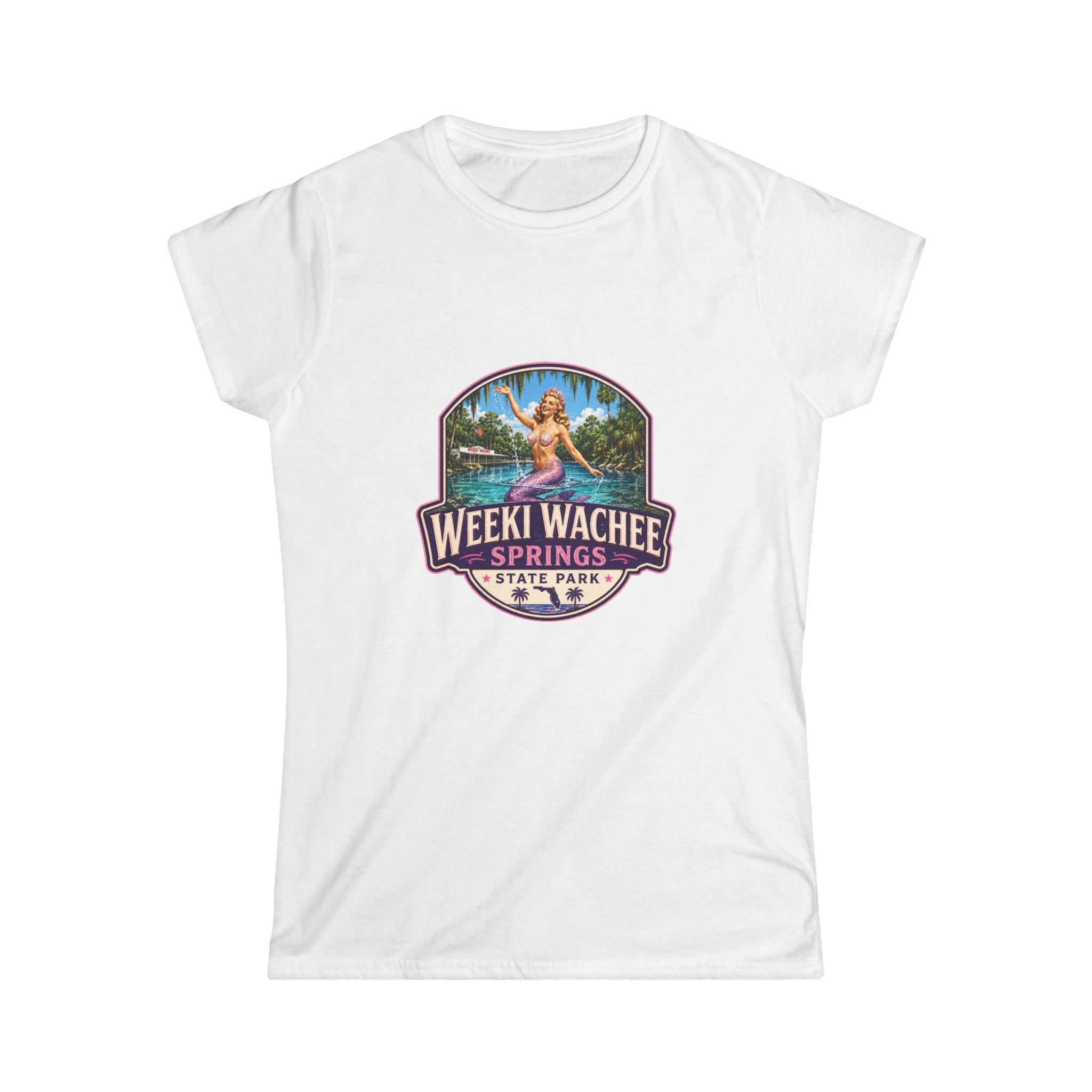 Weeki Wachee Springs- Vintage Tee Pink