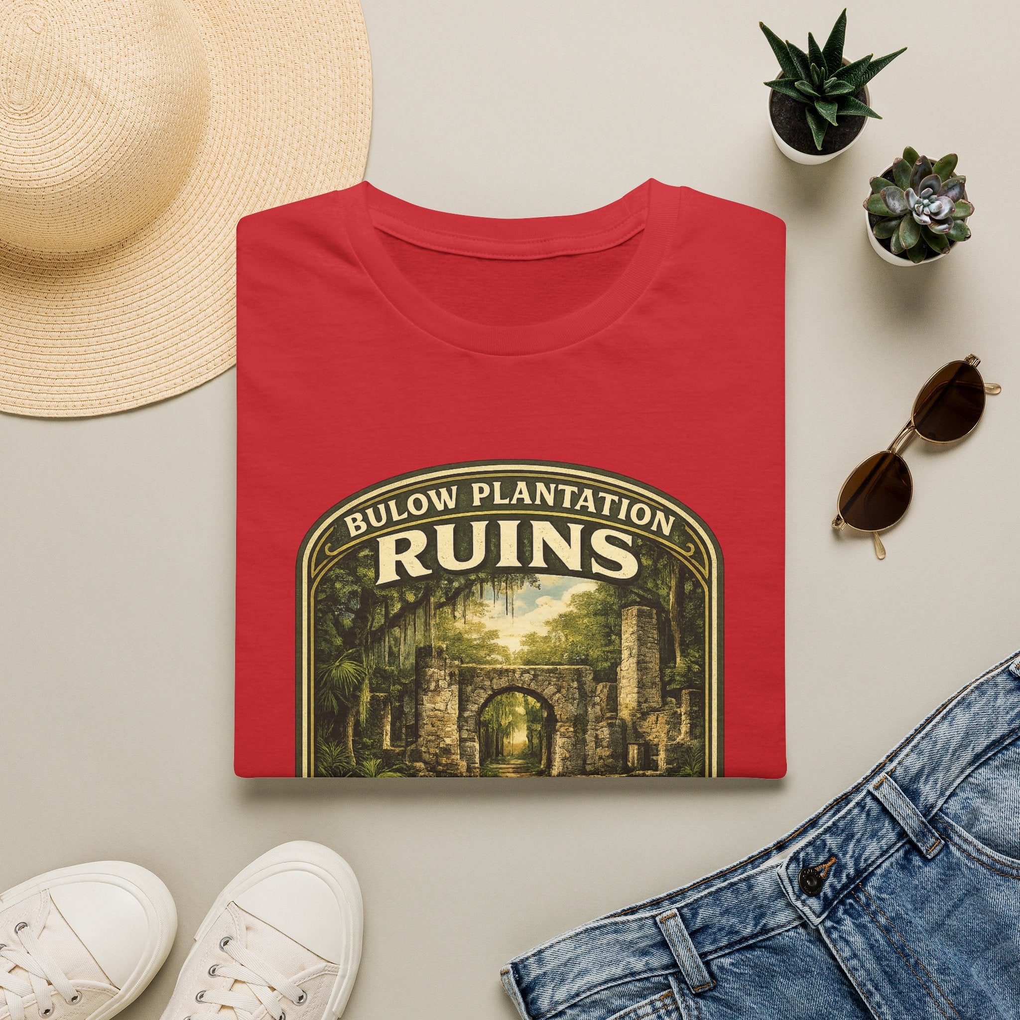 Bulow Plantation Ruins — Retro Tee