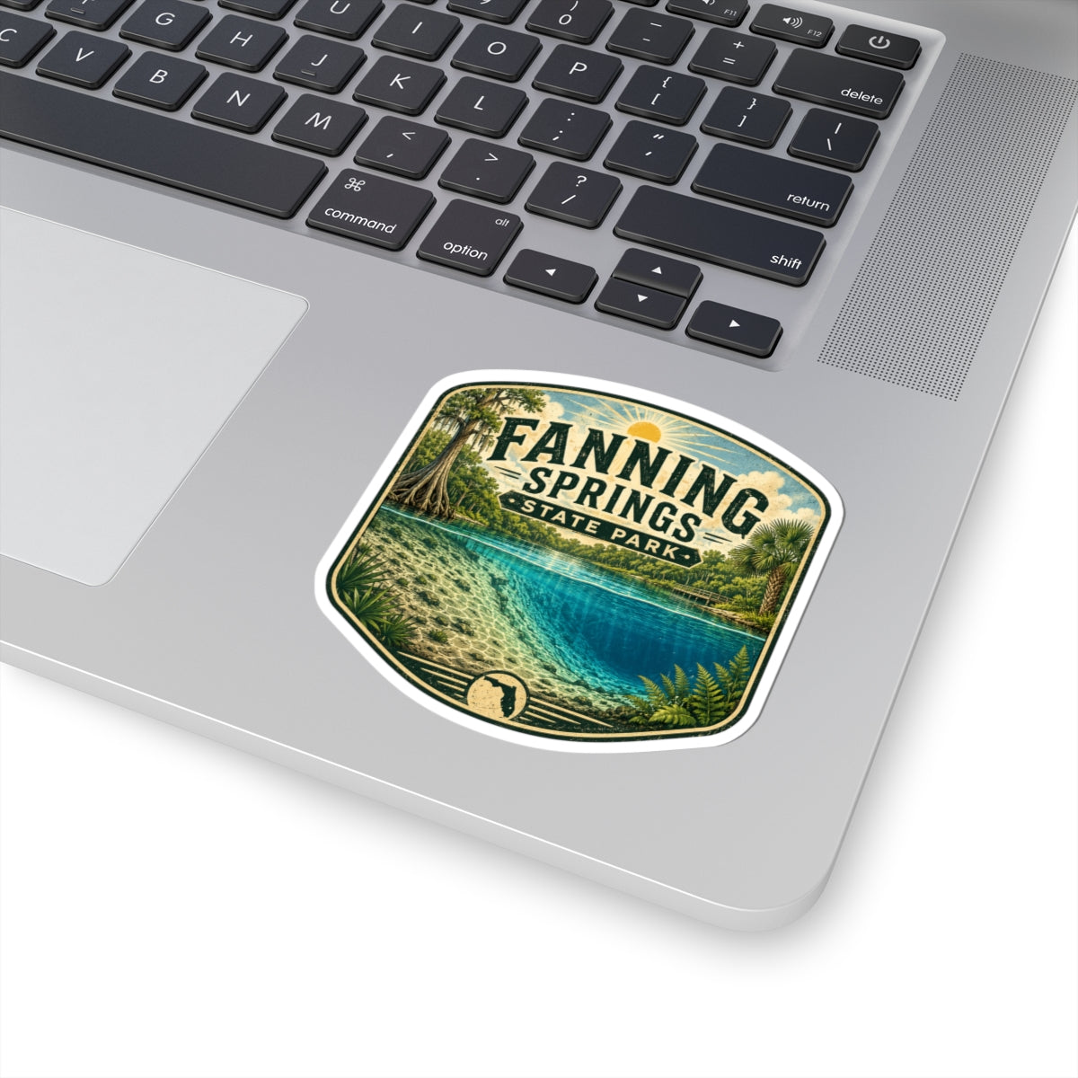 Fanning Springs State Park Sticker — Scenic Florida Springs Kiss-Cut Decal
