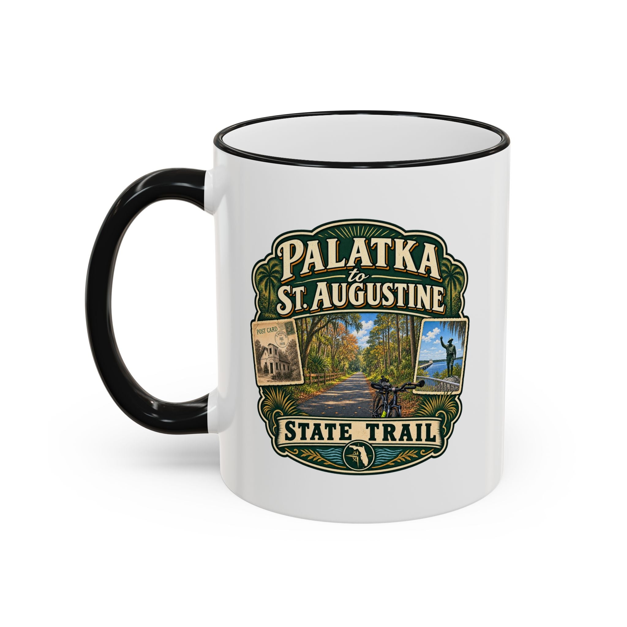 Palatka-to-St. Augustine Accent Rim & Handle 11oz/15oz
