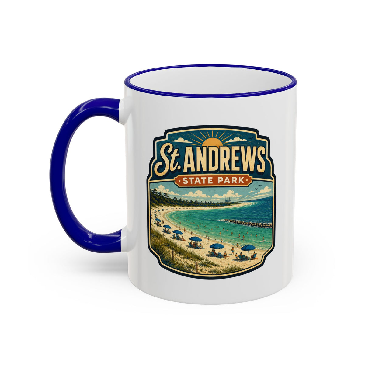 St. Andrews Mug — Accent Rim & Handle 11oz/15oz