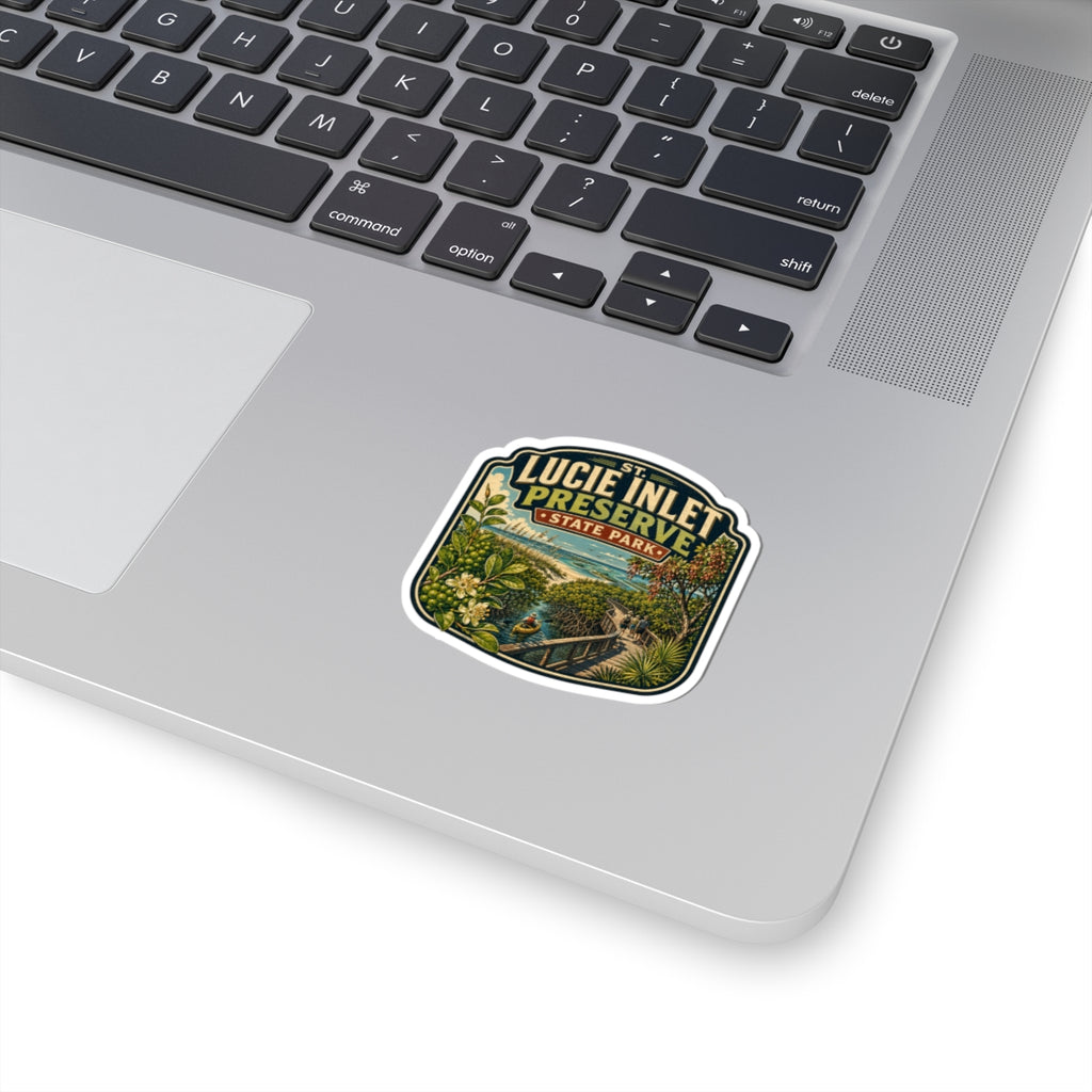 St. Lucie Inlet Preserve State Park Sticker — Vintage Nature Park Decal