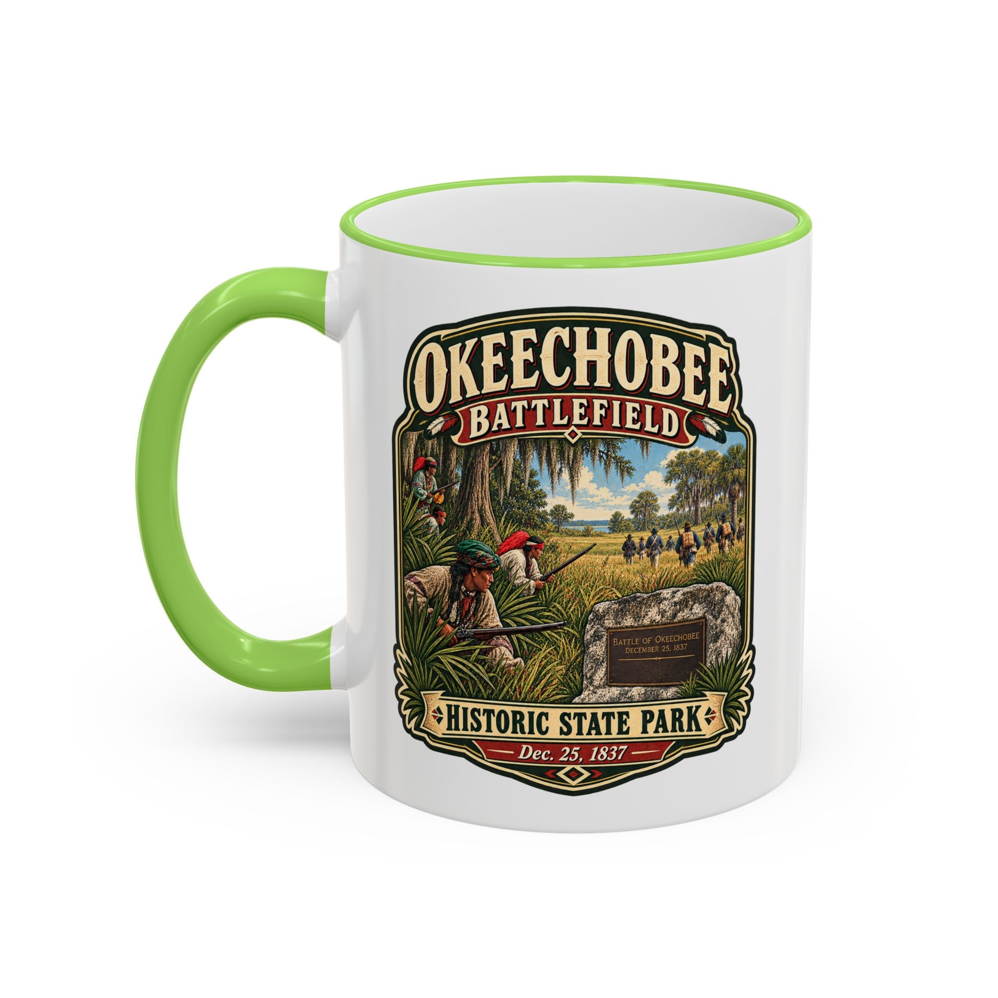 Okeechobee Battlefield River Accent Rim & Handle 11oz/15oz
