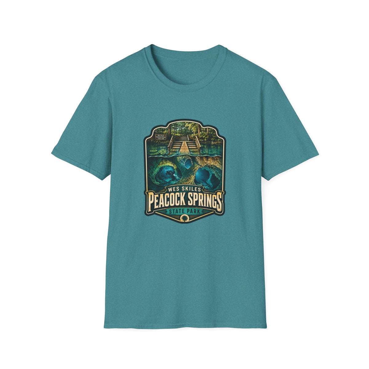 Peacock Springs — Retro Tee