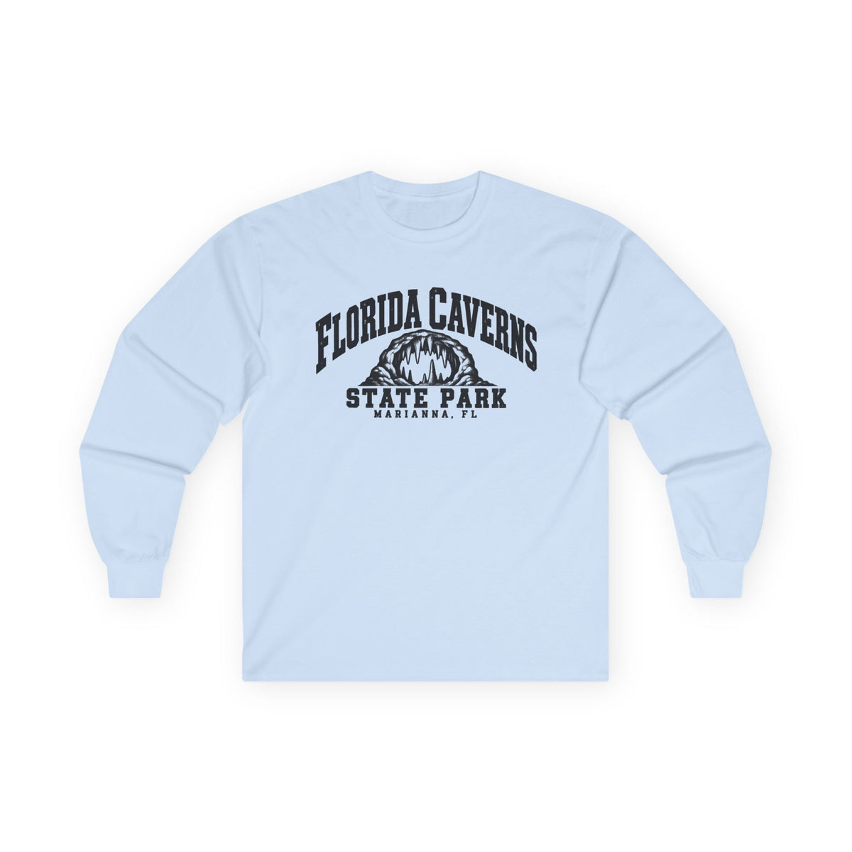 Florida Caverns State Park Logo- Long Sleeve Tee