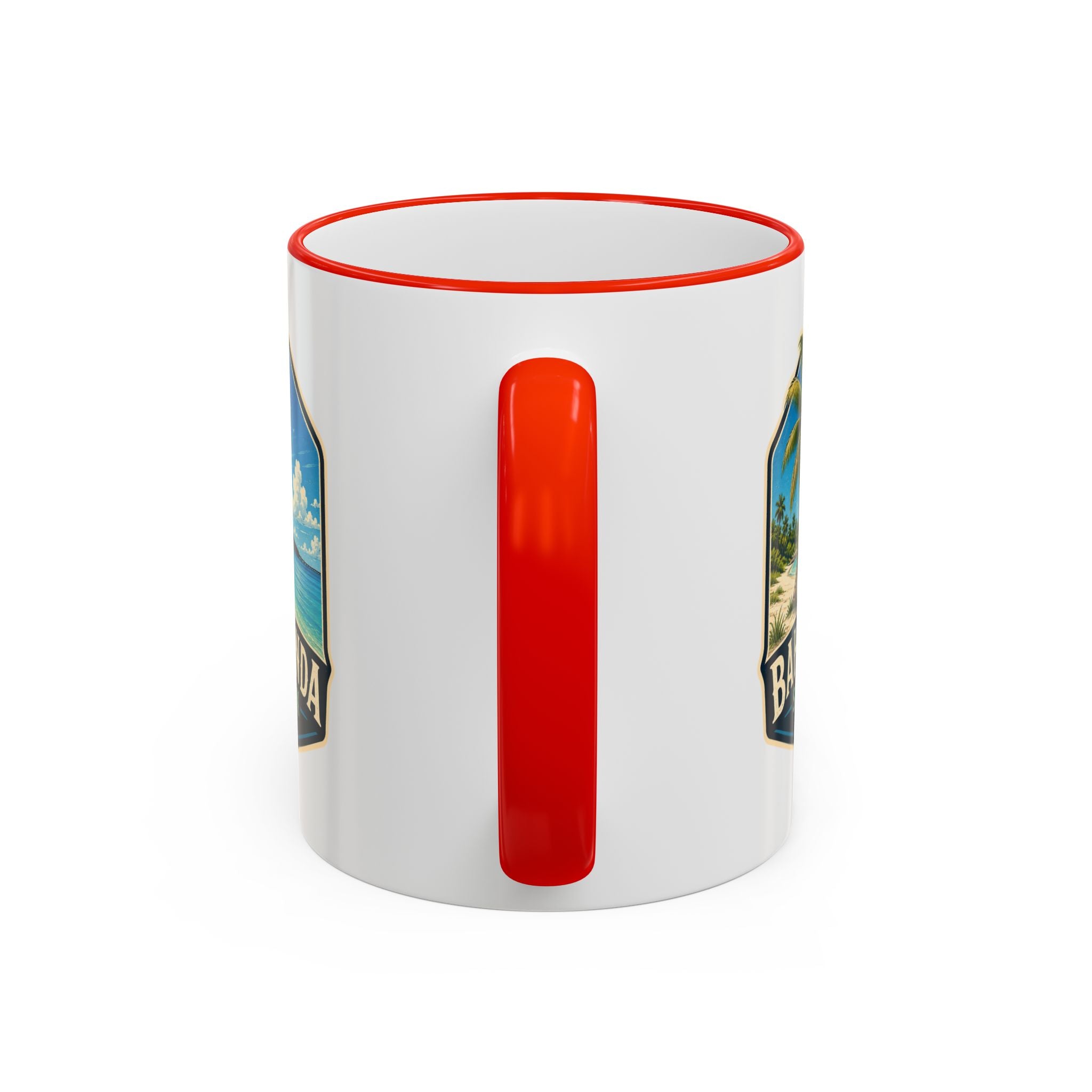 Bahia Honda Vintage Mug — Accent Rim & Handle 11oz/15oz