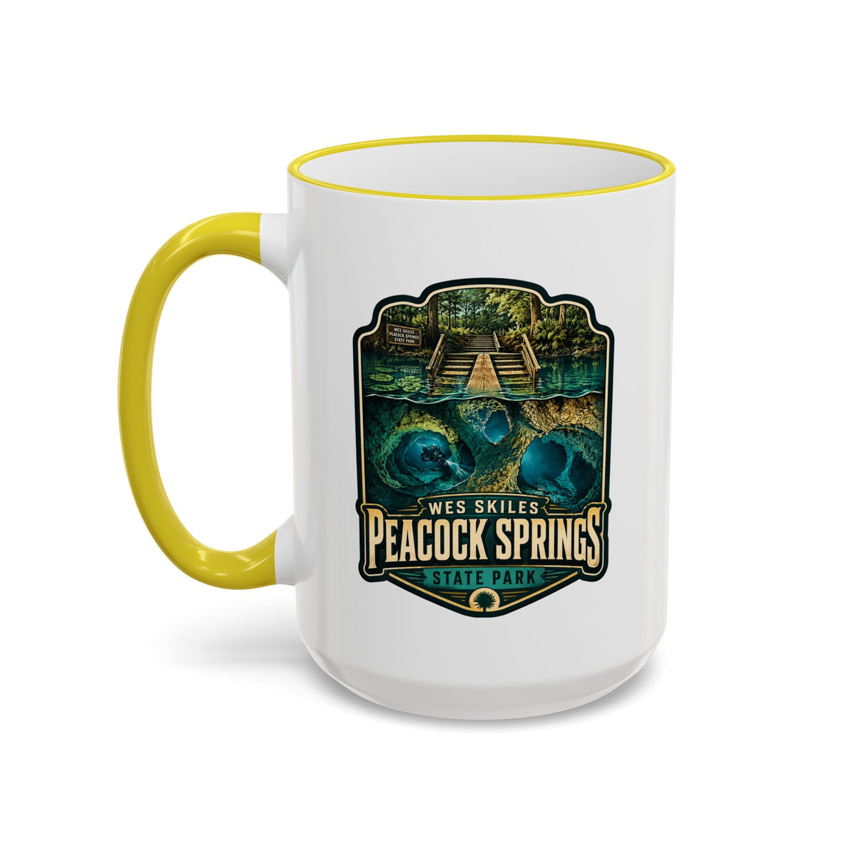 Peacock Springs — Accent Rim & Handle 11oz/15oz