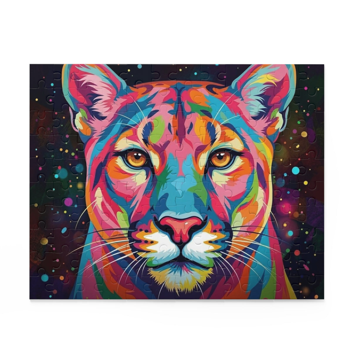 Rainbow Florida Panther Jigsaw Puzzle (120/252/500 pcs)