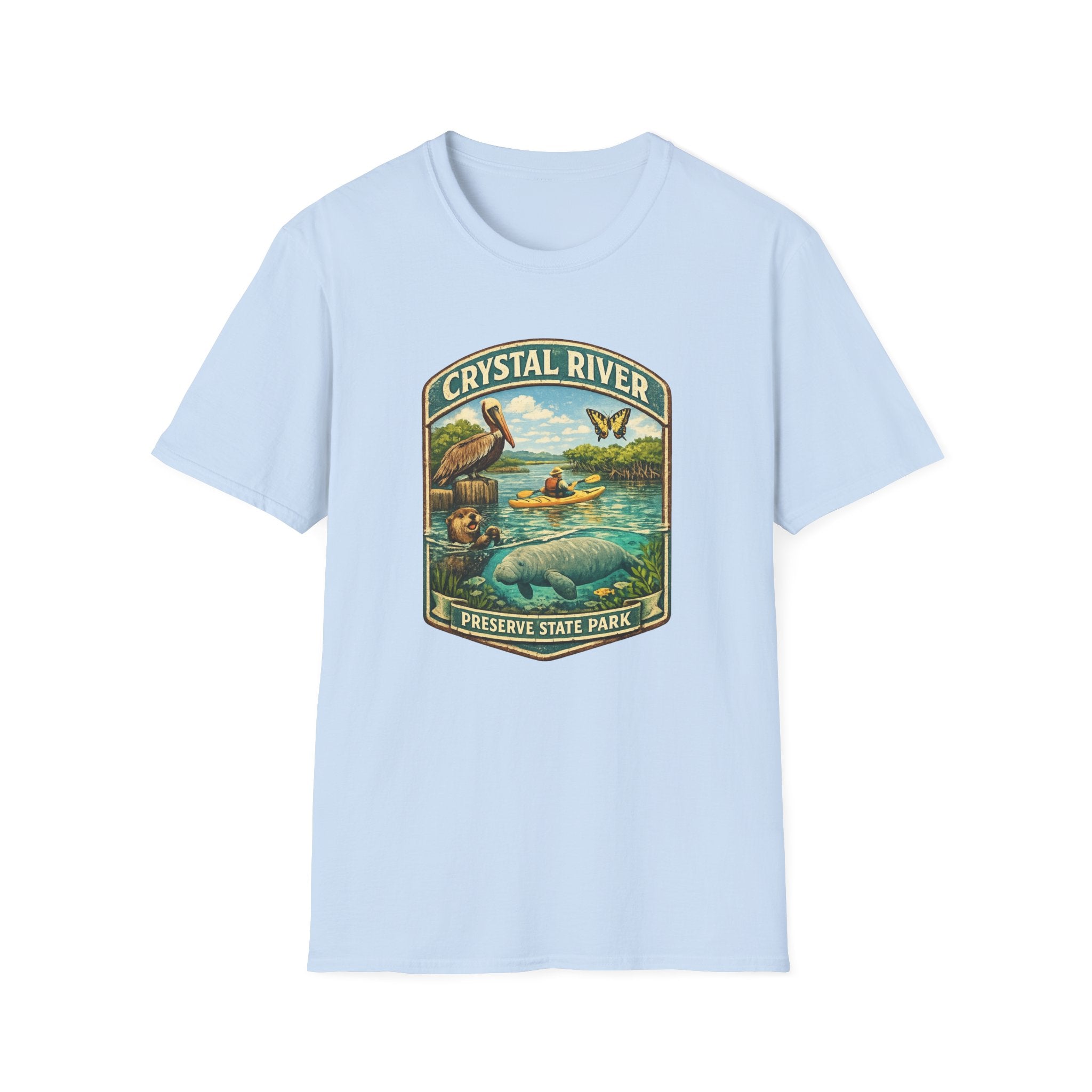 Crystal River Preserve- Retro Tee
