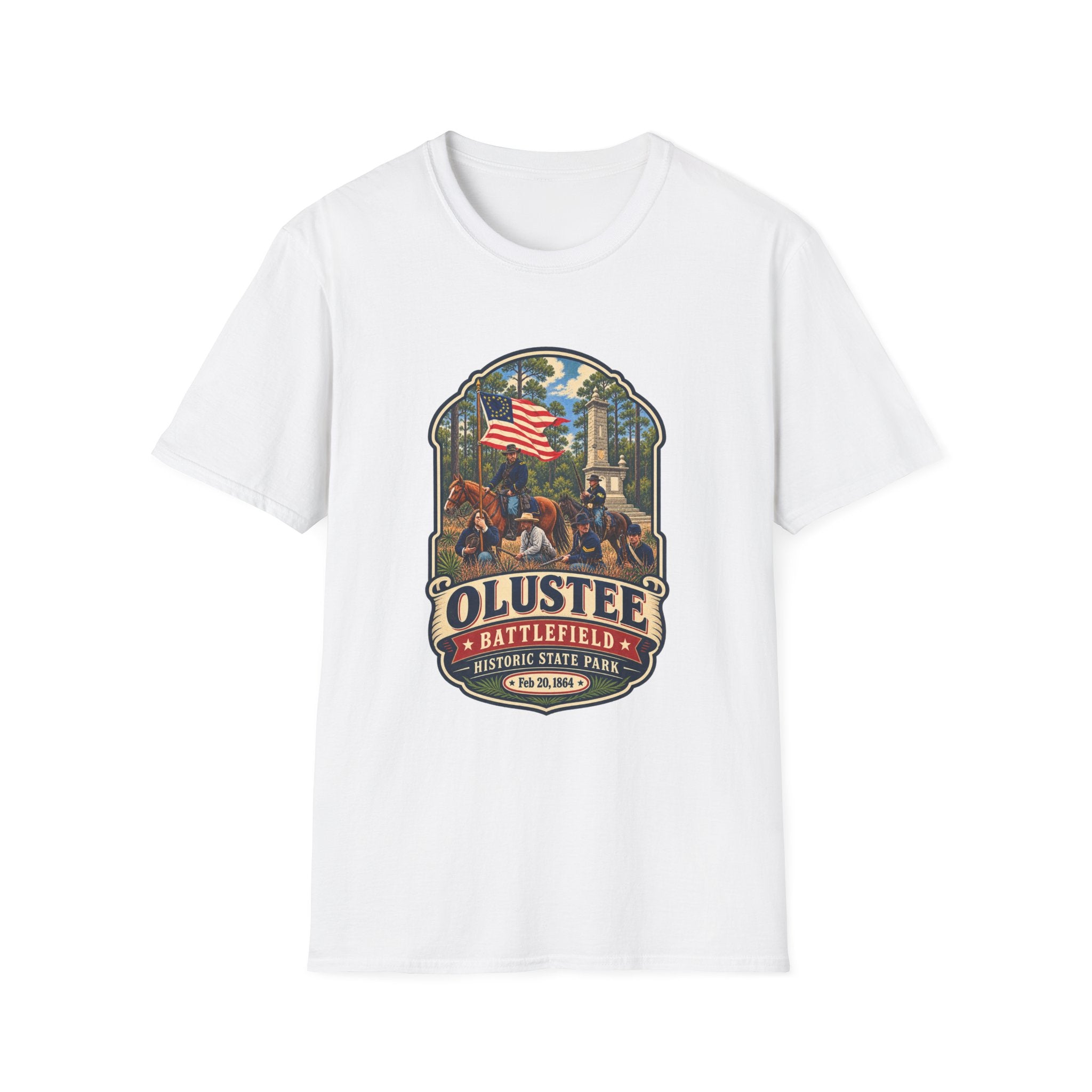Olustee Battlefield- Retro Tee