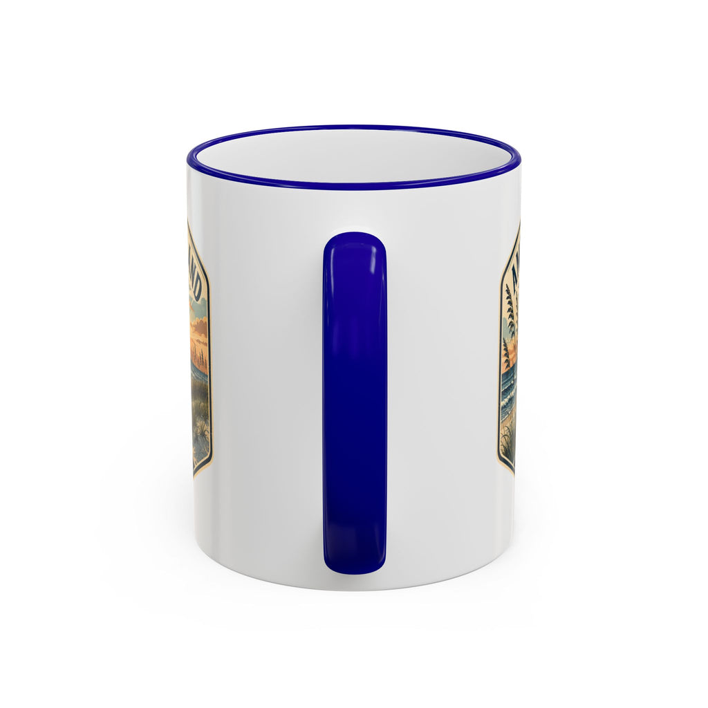Amelia Island Vintage Mug — Accent Rim & Handle 11oz/15oz