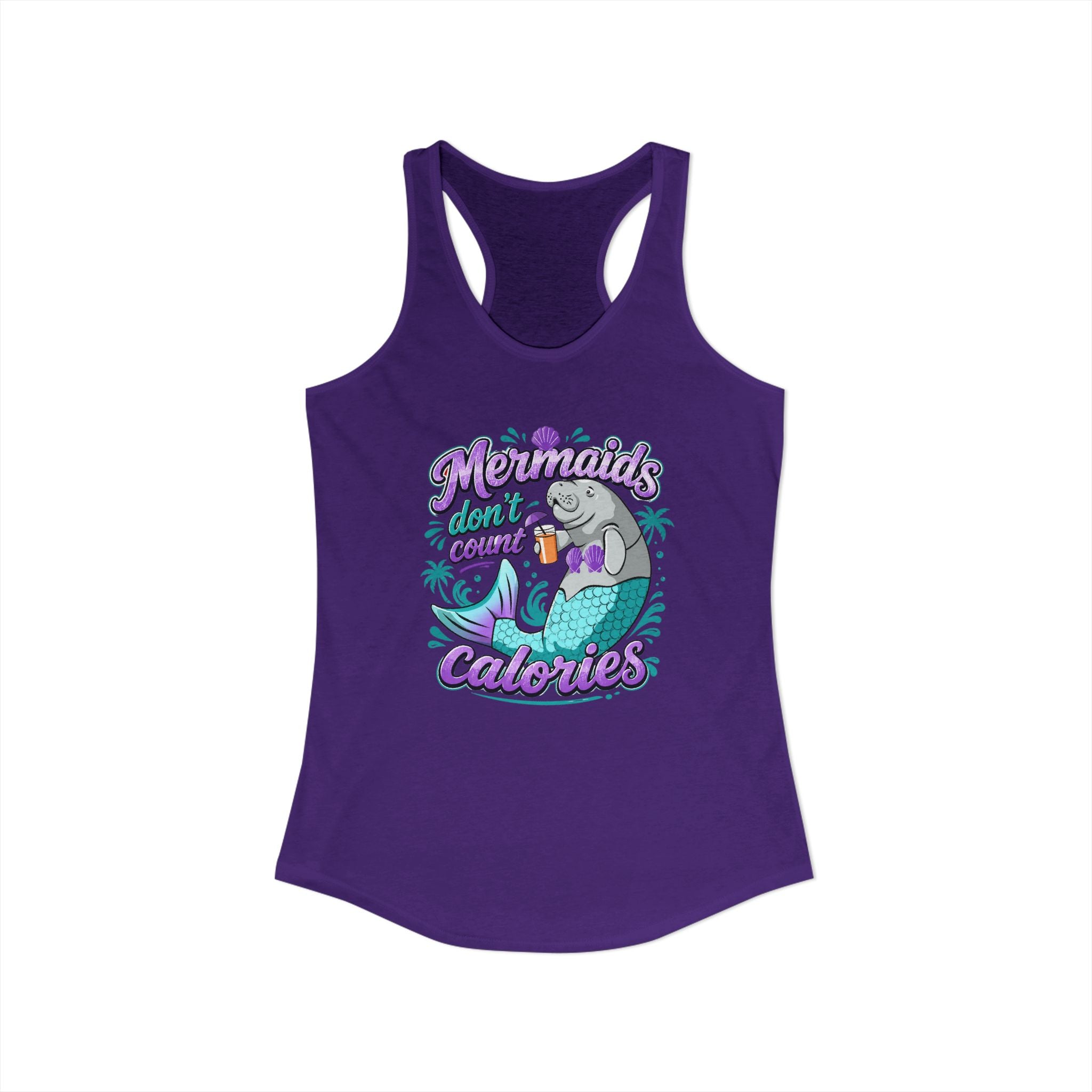 Mermaid Calories - Racerback Tank