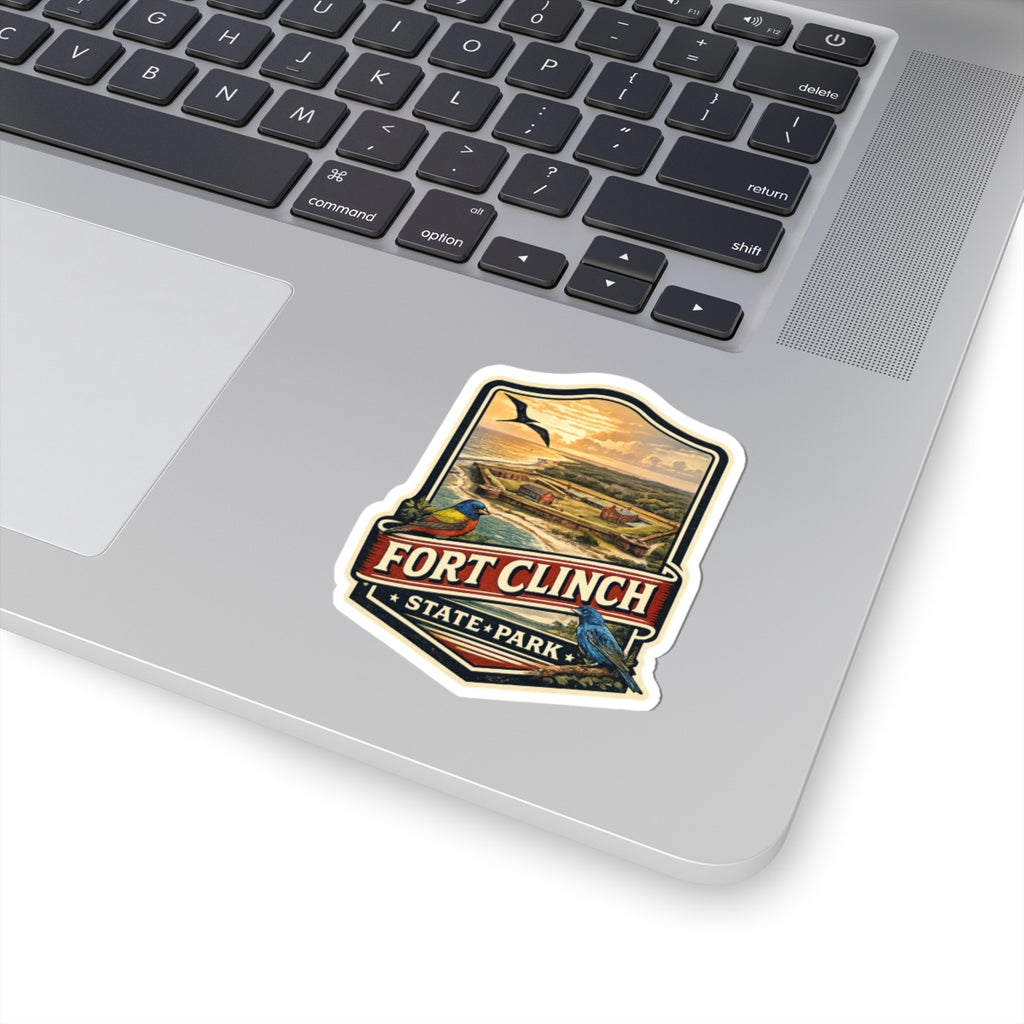 Fort Clinch State Park Sticker — Vintage Coastal Park Decal