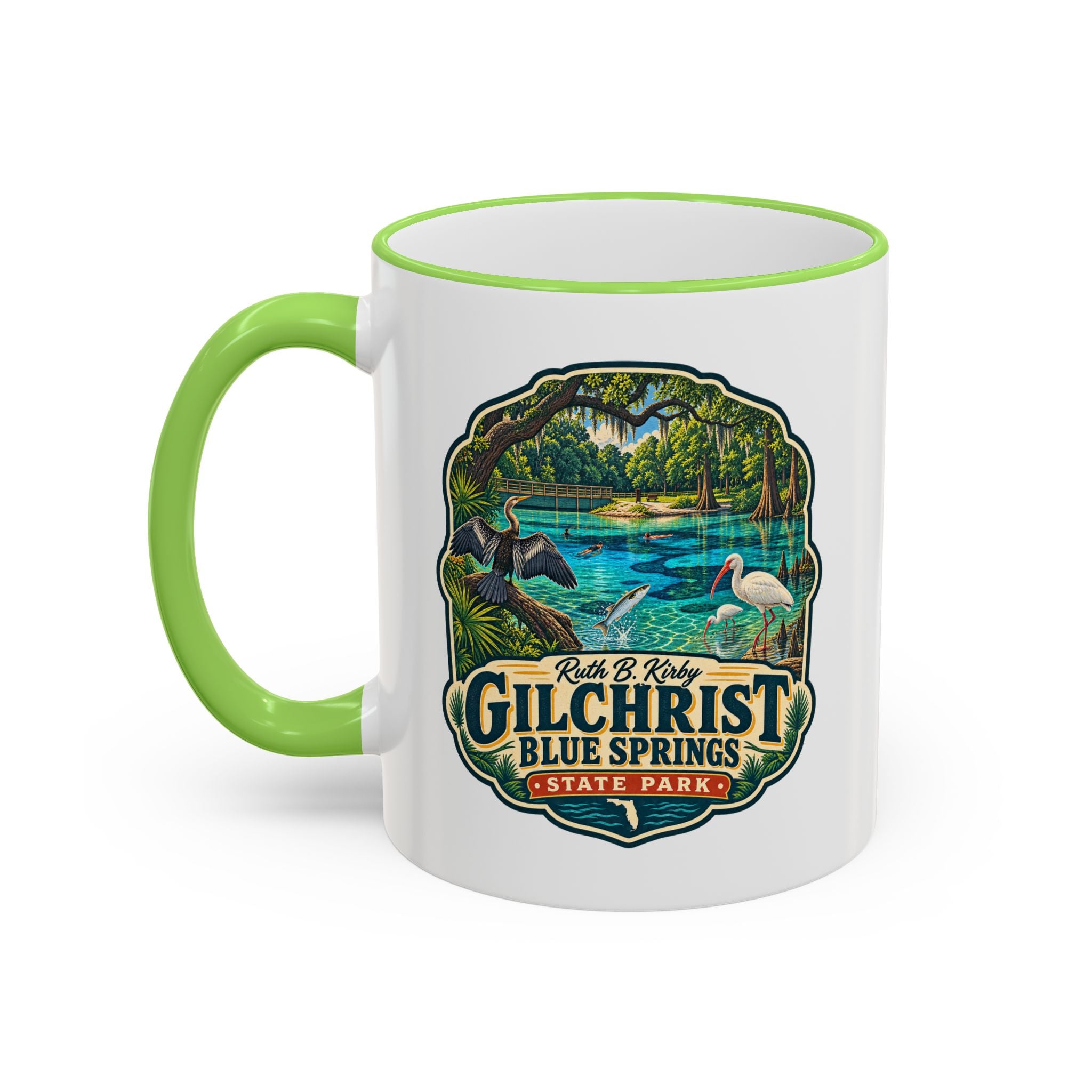 Gilchrist Blue Accent Rim & Handle 11oz/15oz