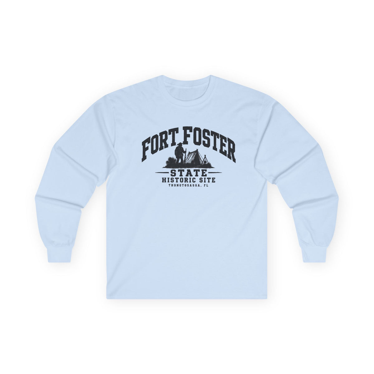 Fort Foster State Historic Site Logo- Long Sleeve Tee