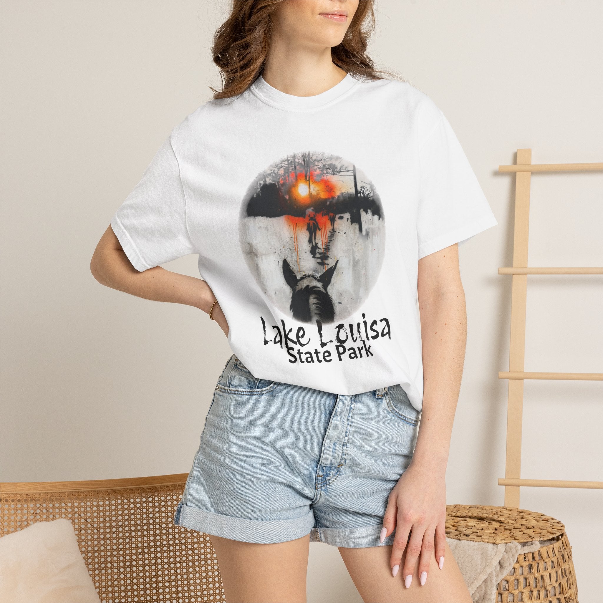 Graffiti Sunset Trail Ride T-shirt