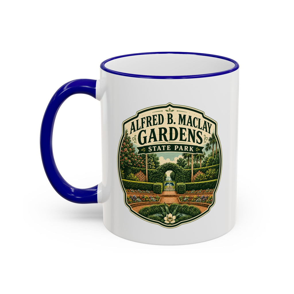 Maclay Gardens Vintage Mug — Accent Rim & Handle 11oz/15oz