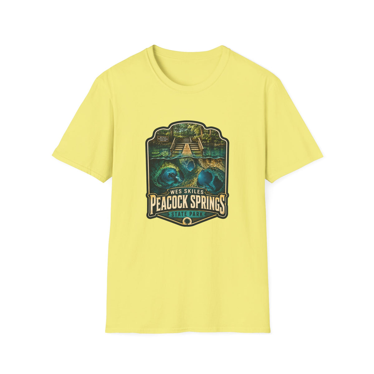 Peacock Springs — Retro Tee