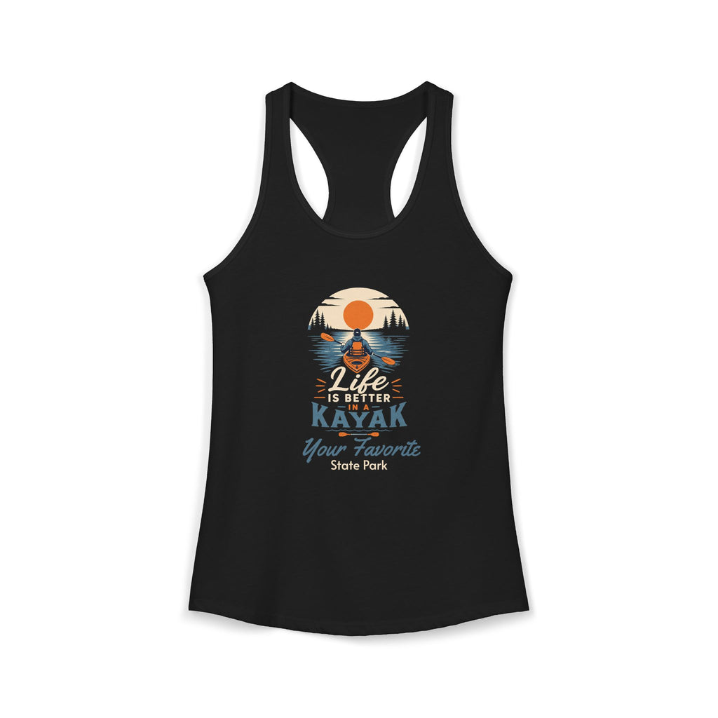 CUSTOMIZABLE Life is Better Racerback Tank