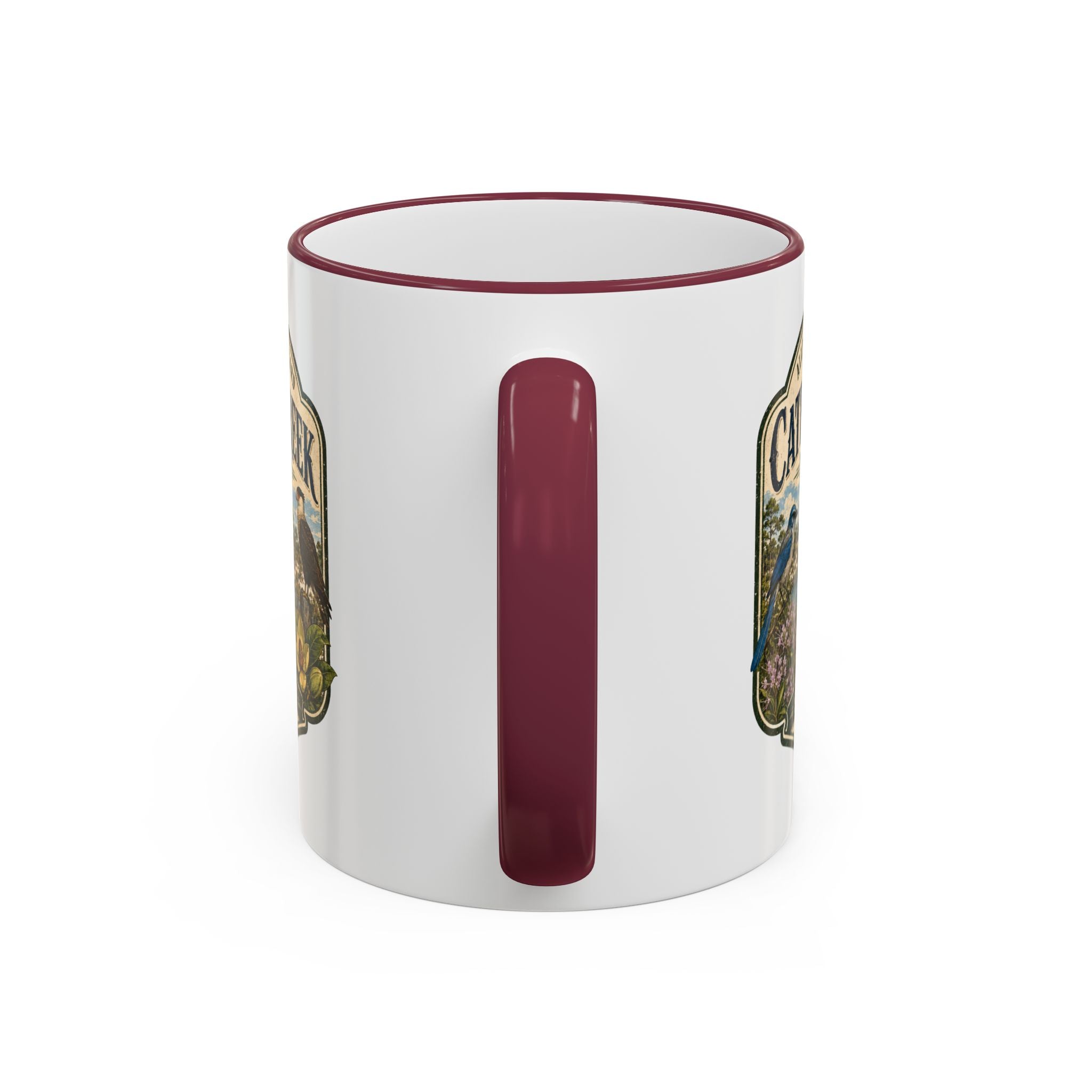 Catfish Creek Vintage Mug — Accent Rim & Handle 11oz/15oz