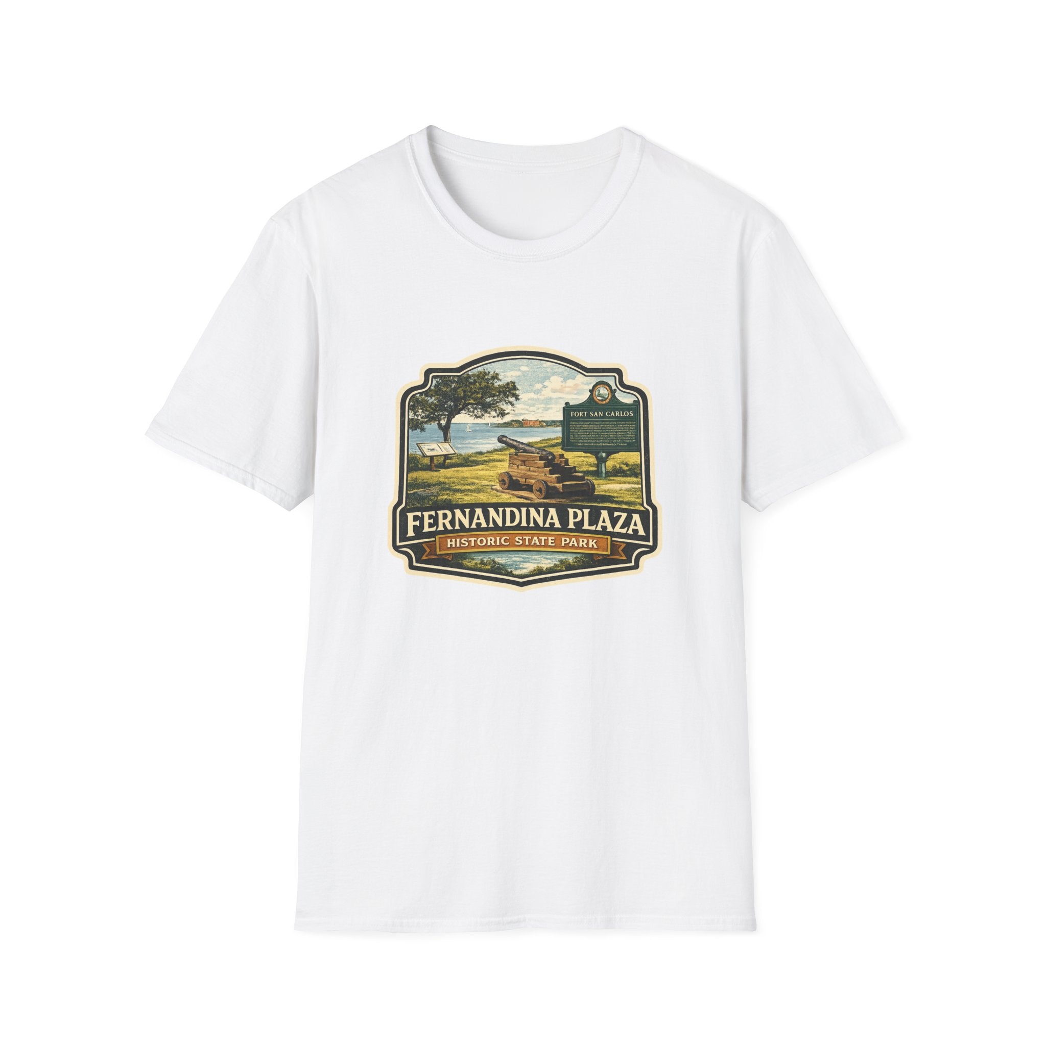 Fernandina Plaza- Retro Tee