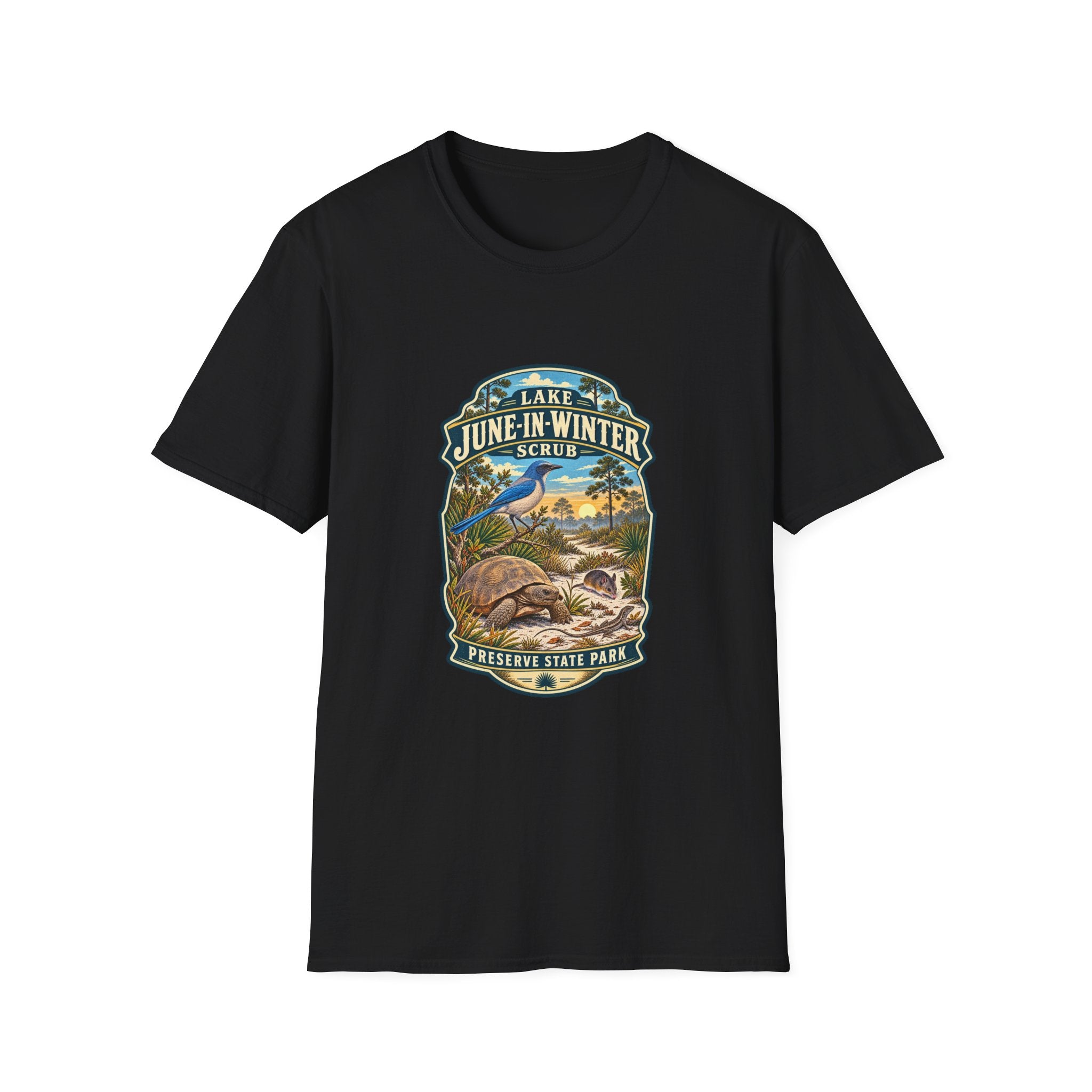 Lake June-in-Winter- Retro Tee