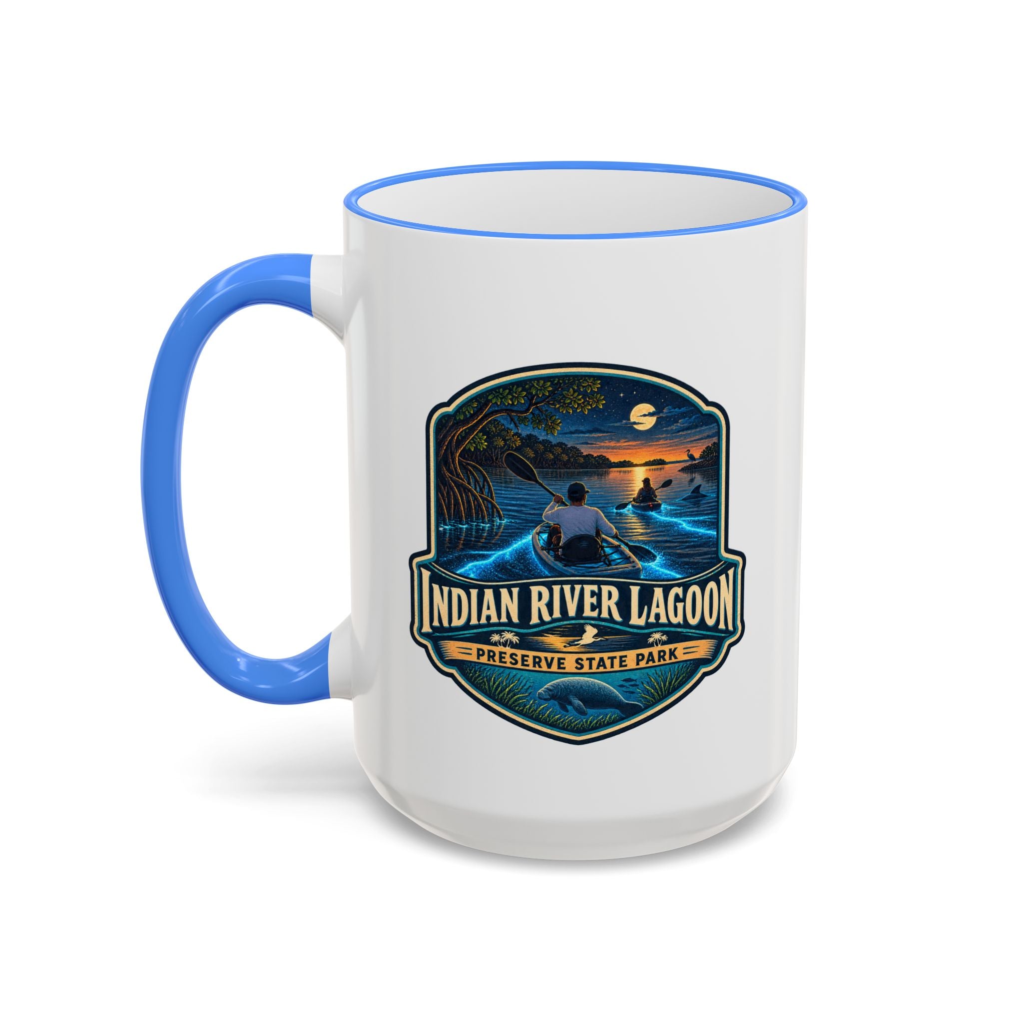 Indian River Lagoon Accent Rim & Handle 11oz/15oz