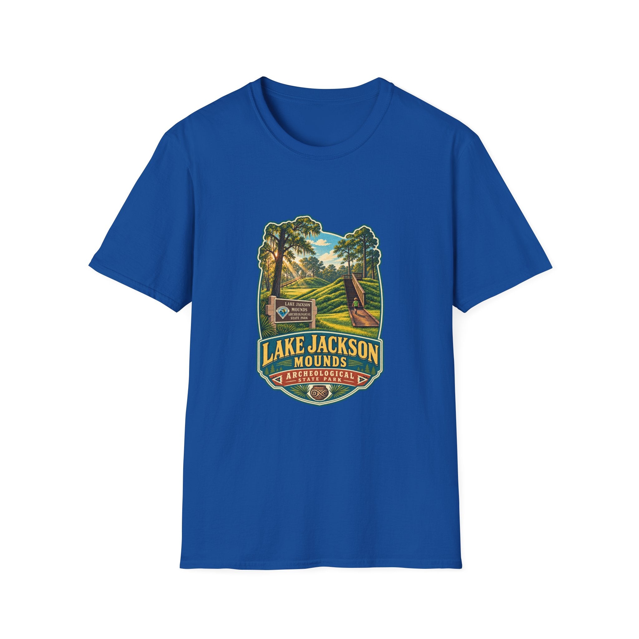Lake Jackson Mounds- Retro Tee