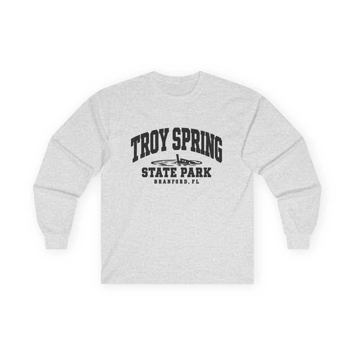Troy Spring State Park Vintage Logo- Long Sleeve Tee