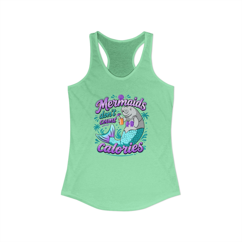 Mermaid Calories - Racerback Tank