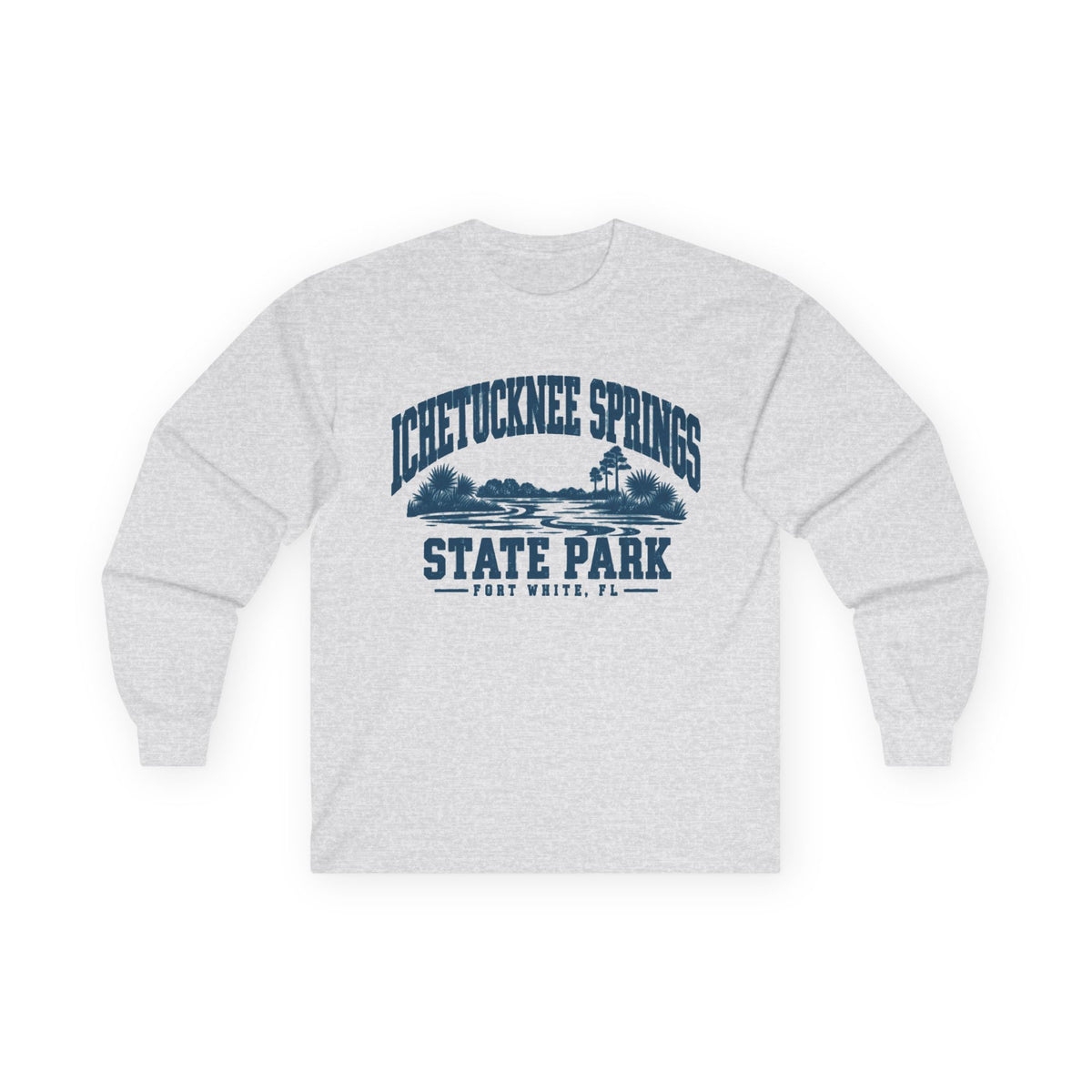 Ichetucknee Springs State Park Vintage Logo- Long Sleeve Tee