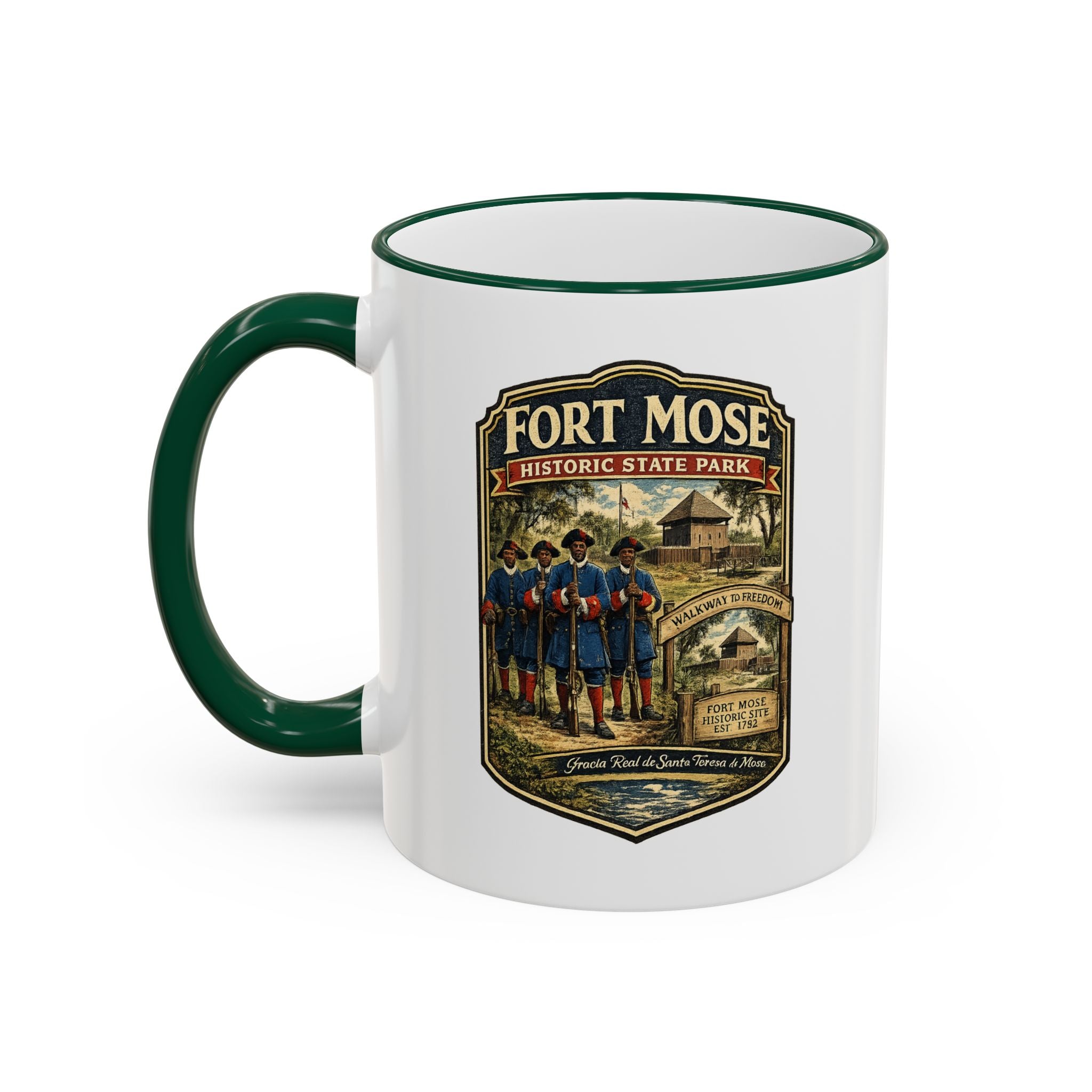 Fort Mose Accent Rim & Handle 11oz/15oz