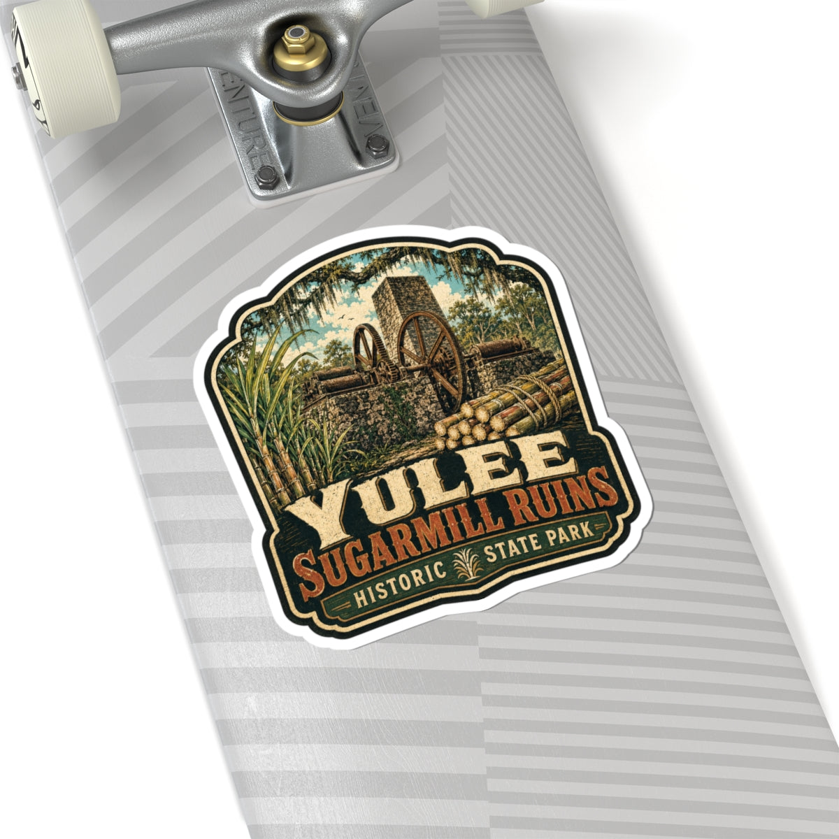 Yulee Sugarmill Ruins Sticker — Historic State Park Travel Decal