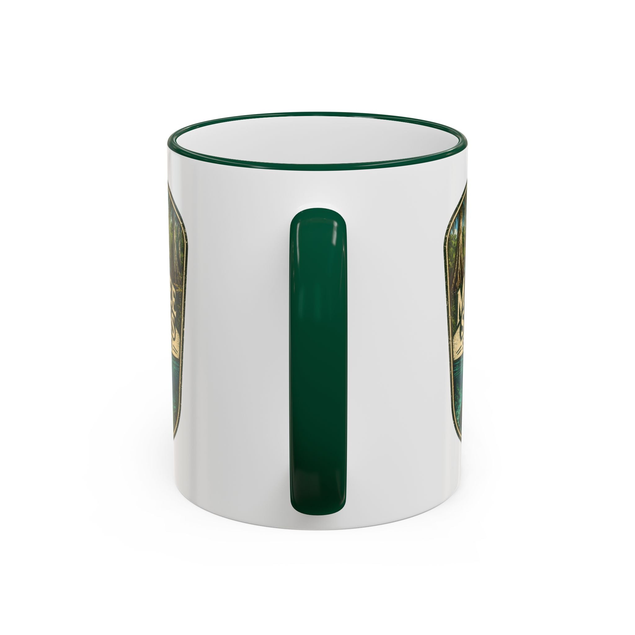 Manatee Springs Manatee Mug — Accent Rim & Handle 11oz/15oz