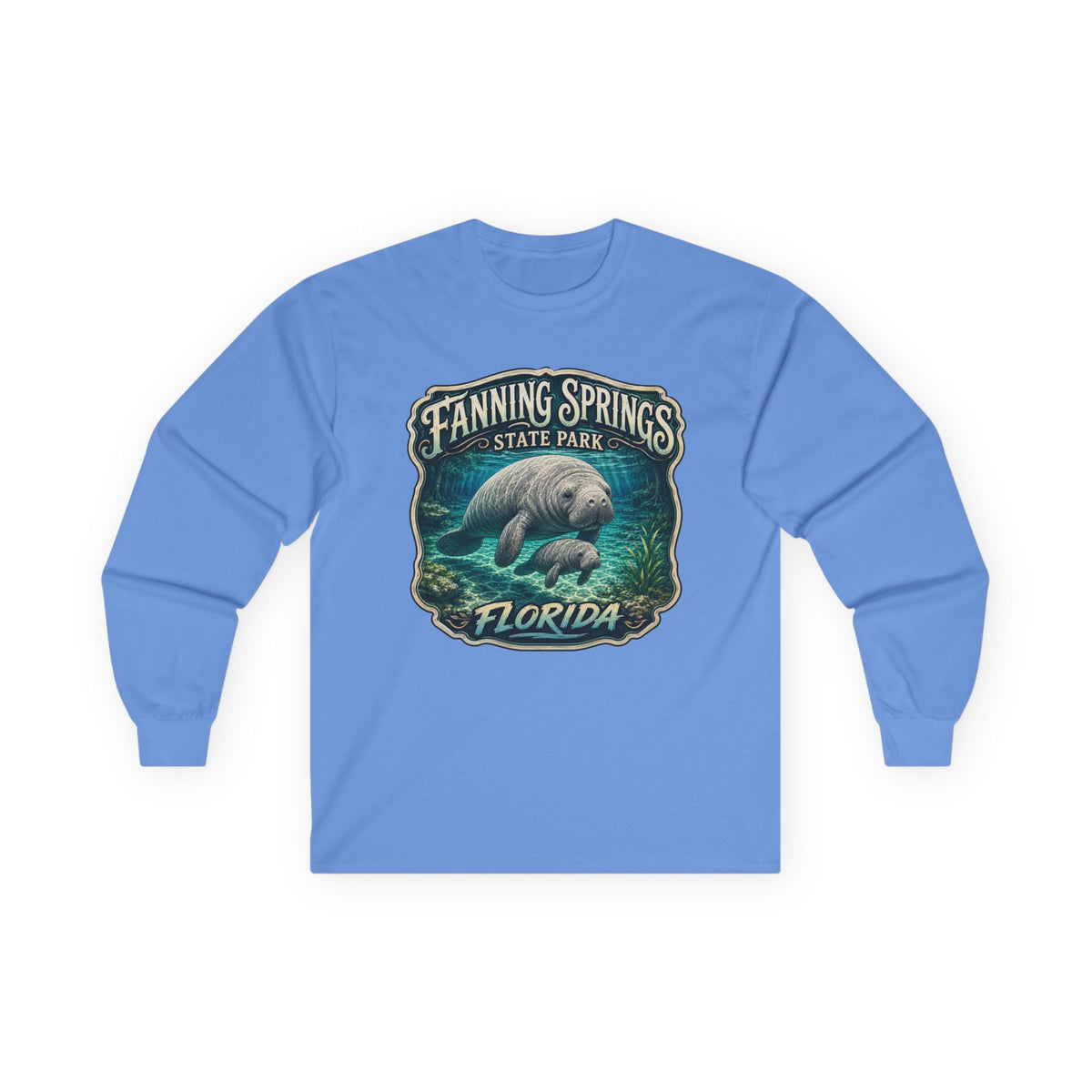 Manatee Mama Long Sleeve Tee — Vintage Fanning Springs