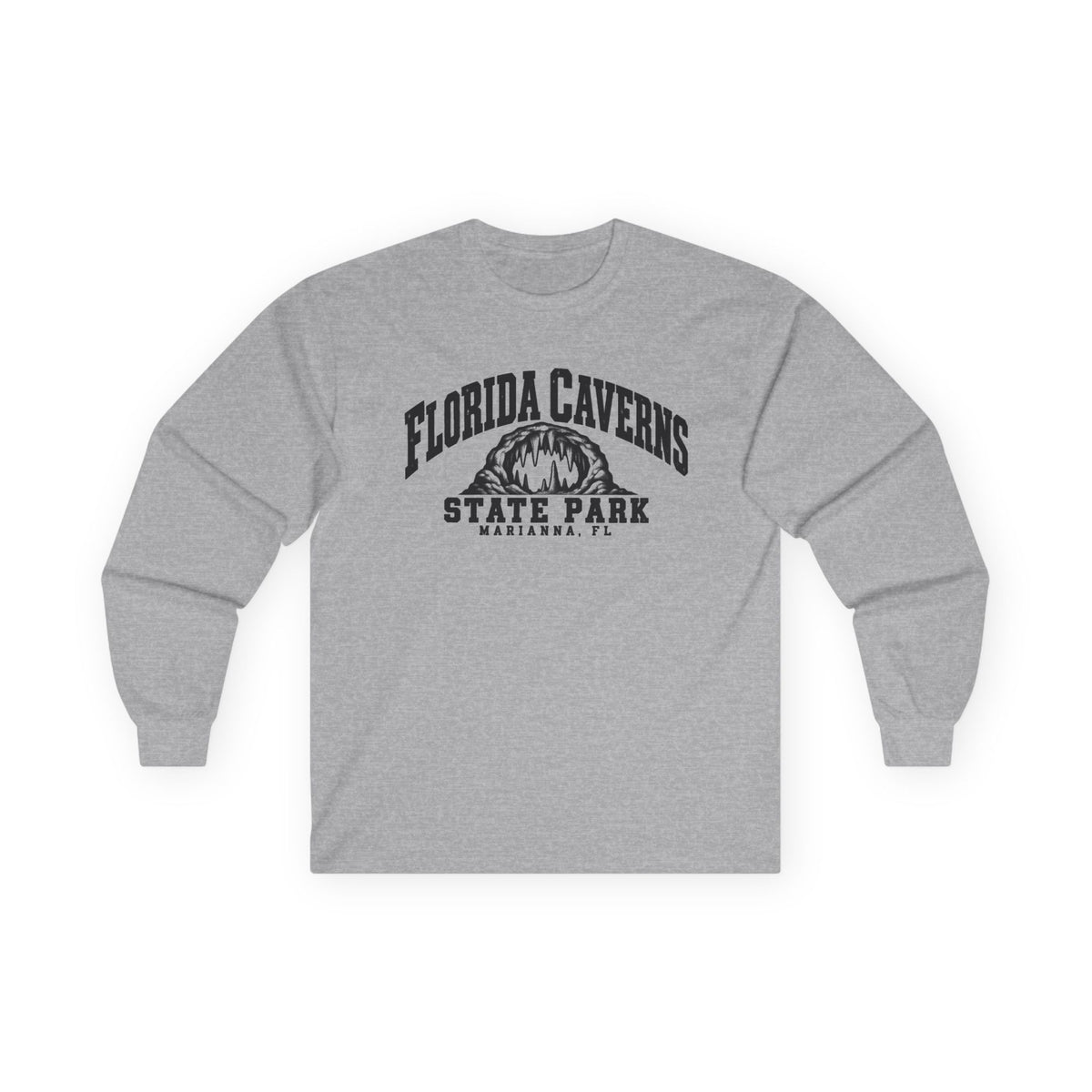 Florida Caverns State Park Logo- Long Sleeve Tee